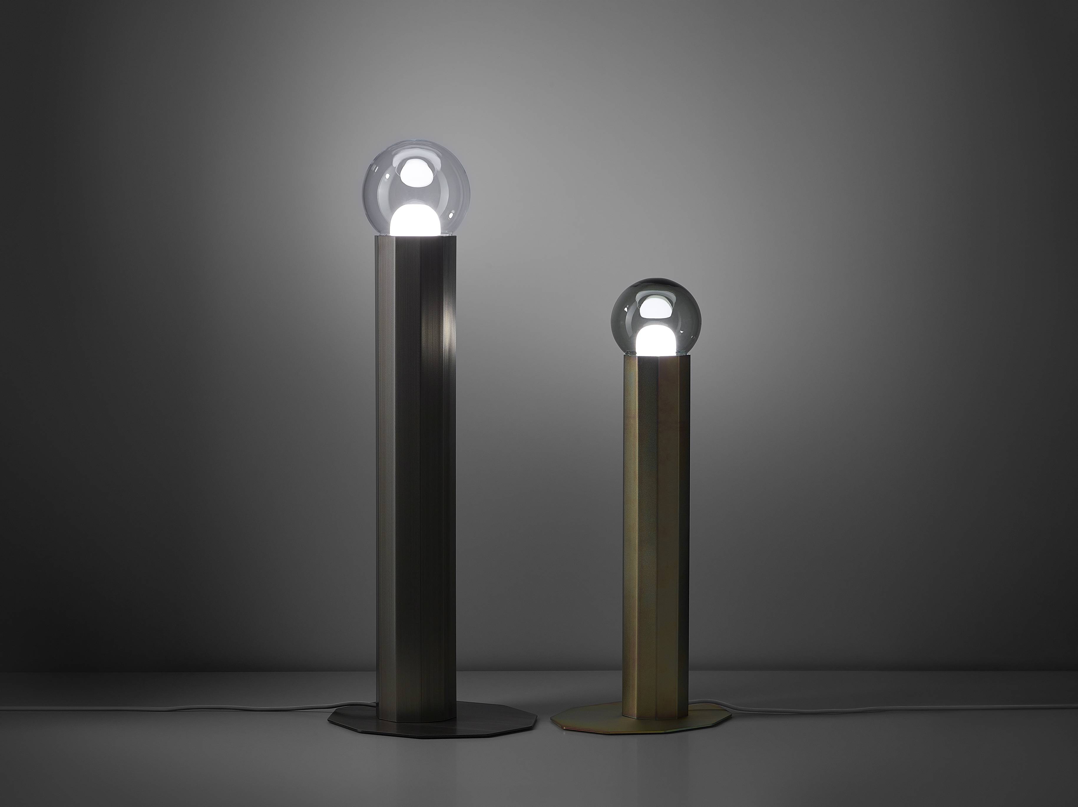 Lampa podłogowa PRISMA metalowa oprawa