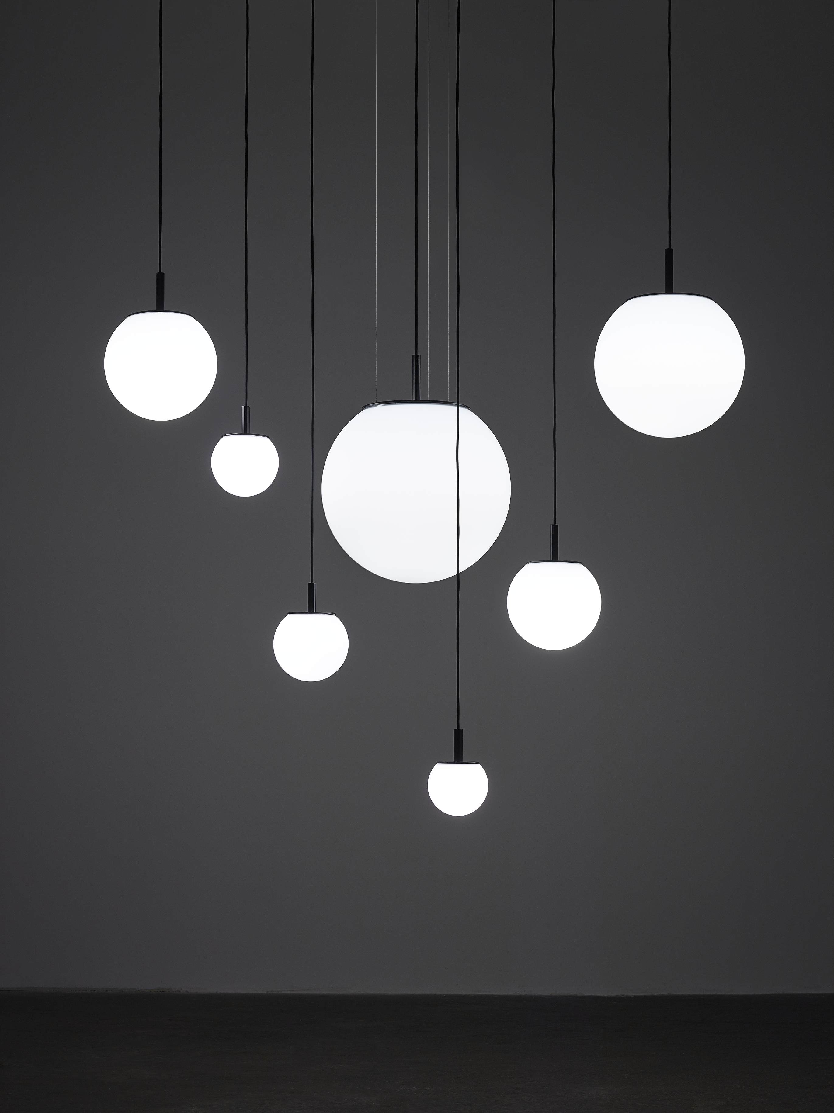 Lampa wisząca SFERA szkło matowe