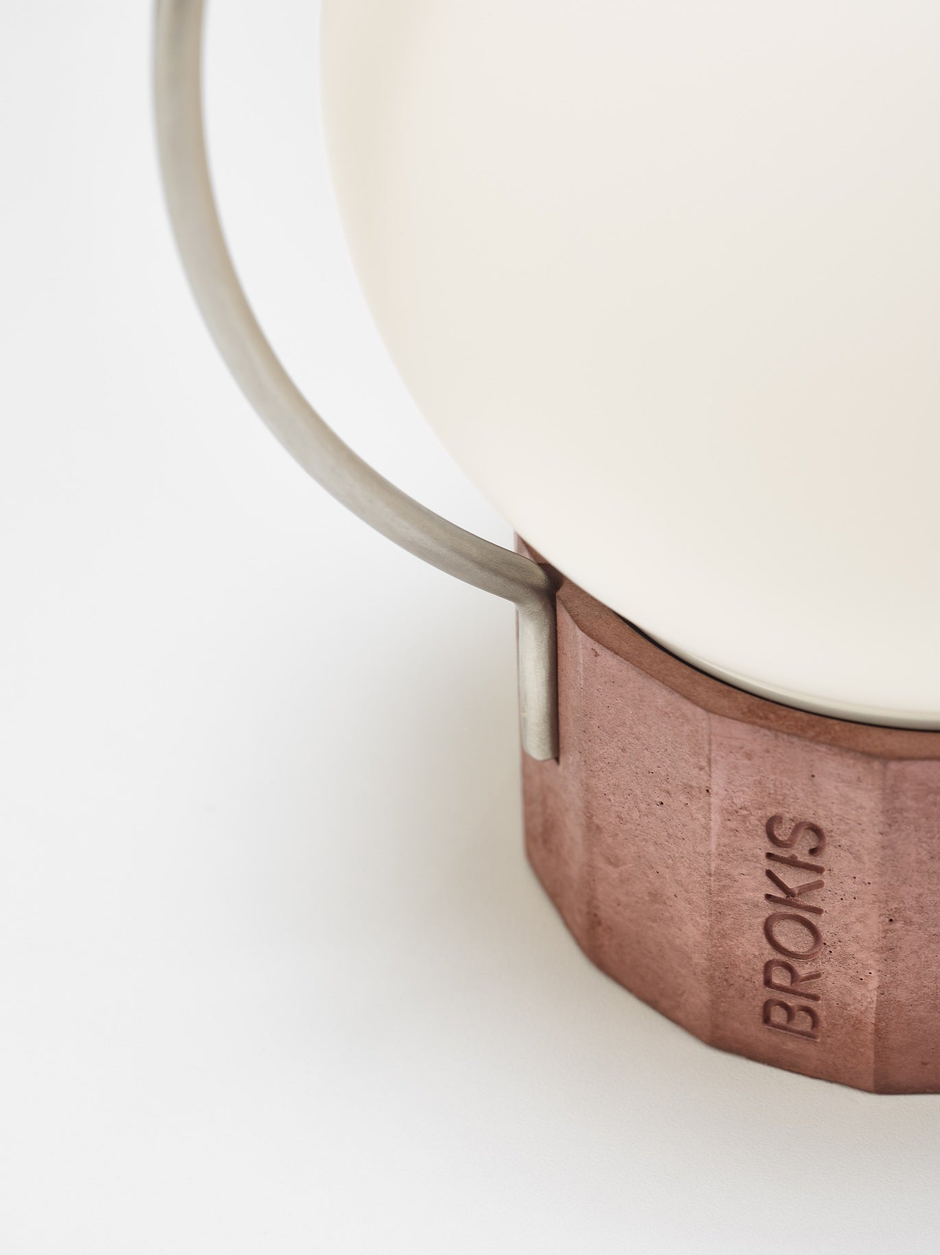Tragbare Außen-Tischlampe SFERA PORTABLE glänzendes Glas