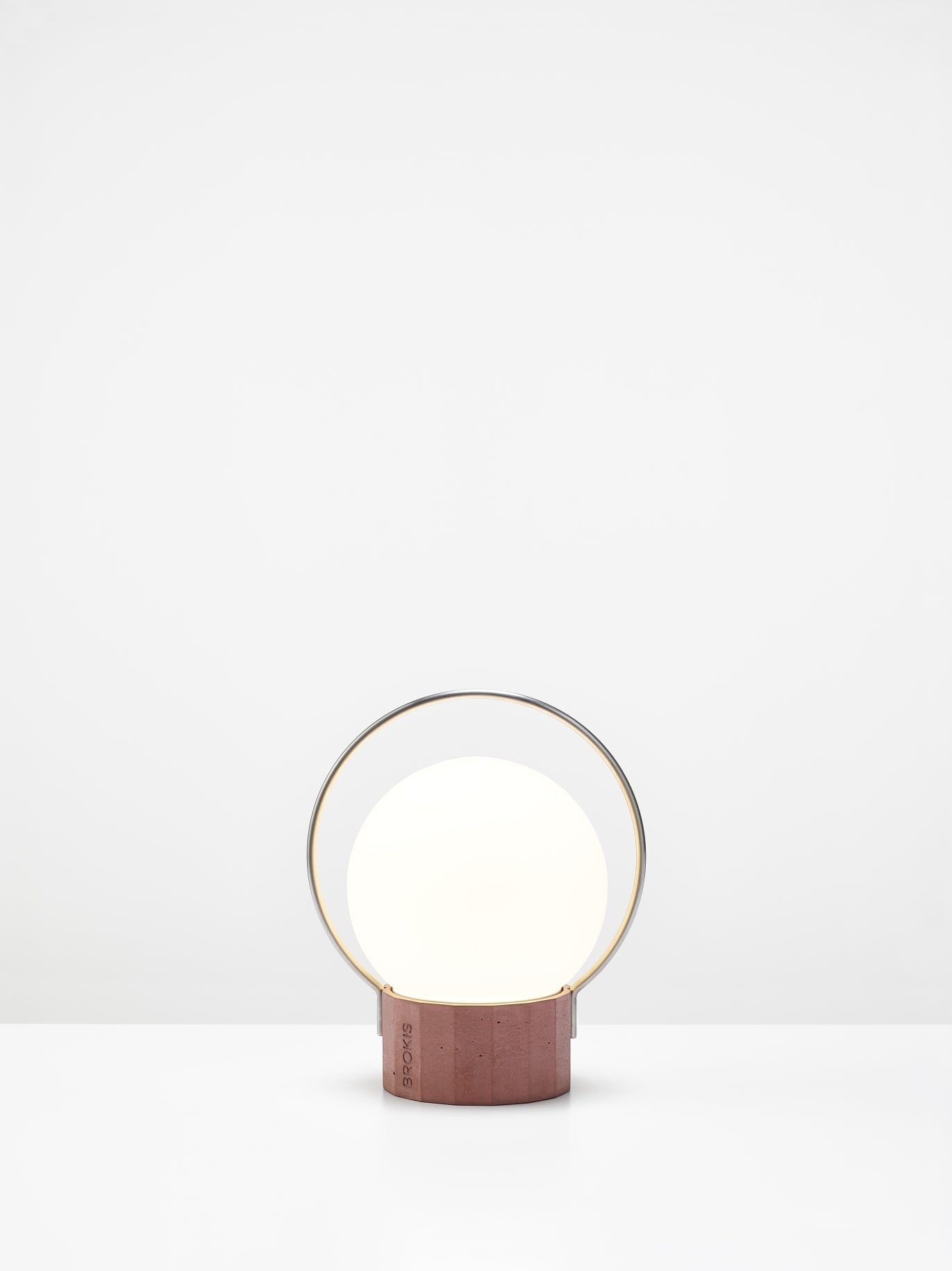 Tragbare Außen-Tischlampe SFERA PORTABLE glänzendes Glas