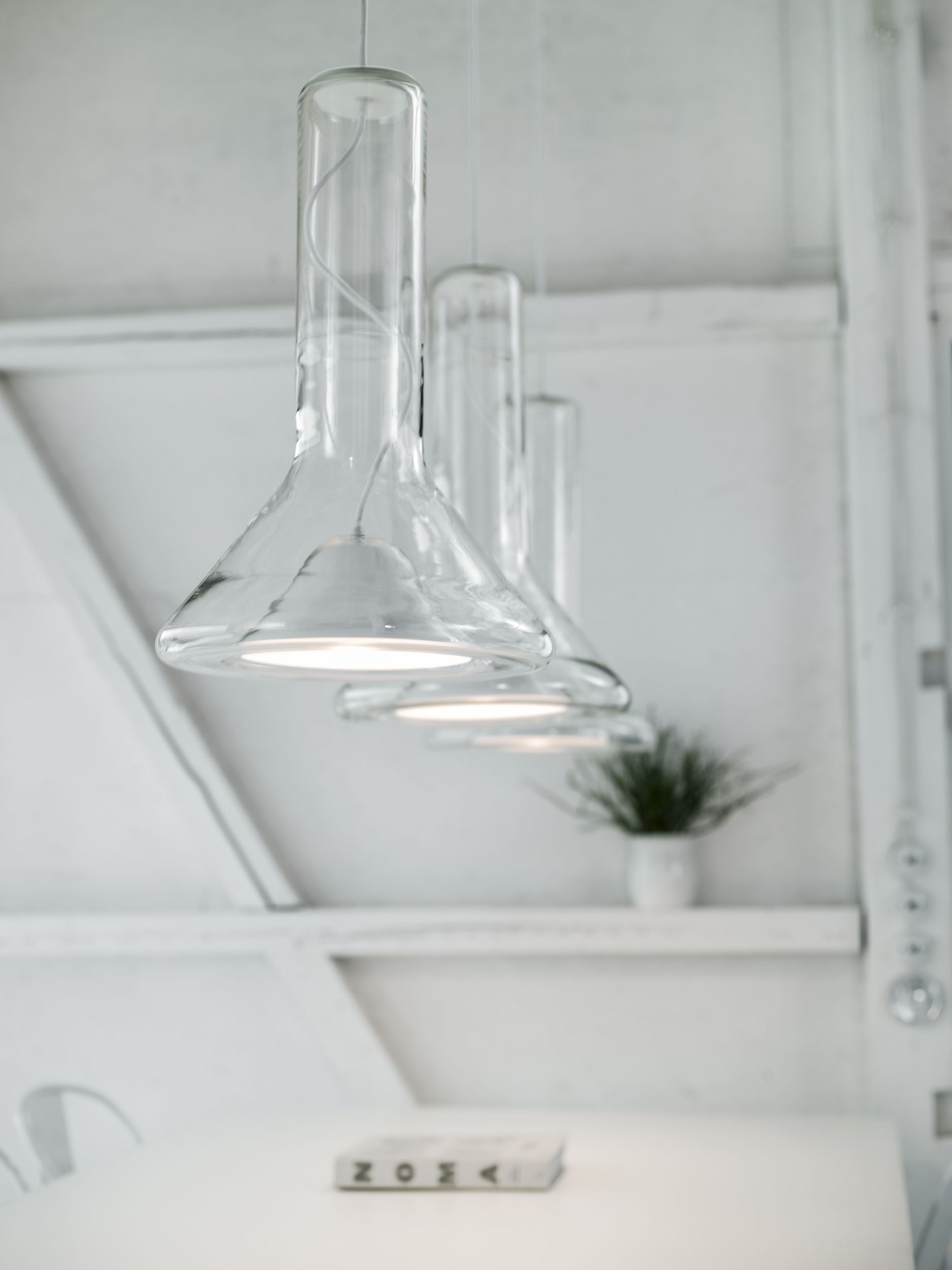 Lampa wisząca WHISTLE szkło dmuchane