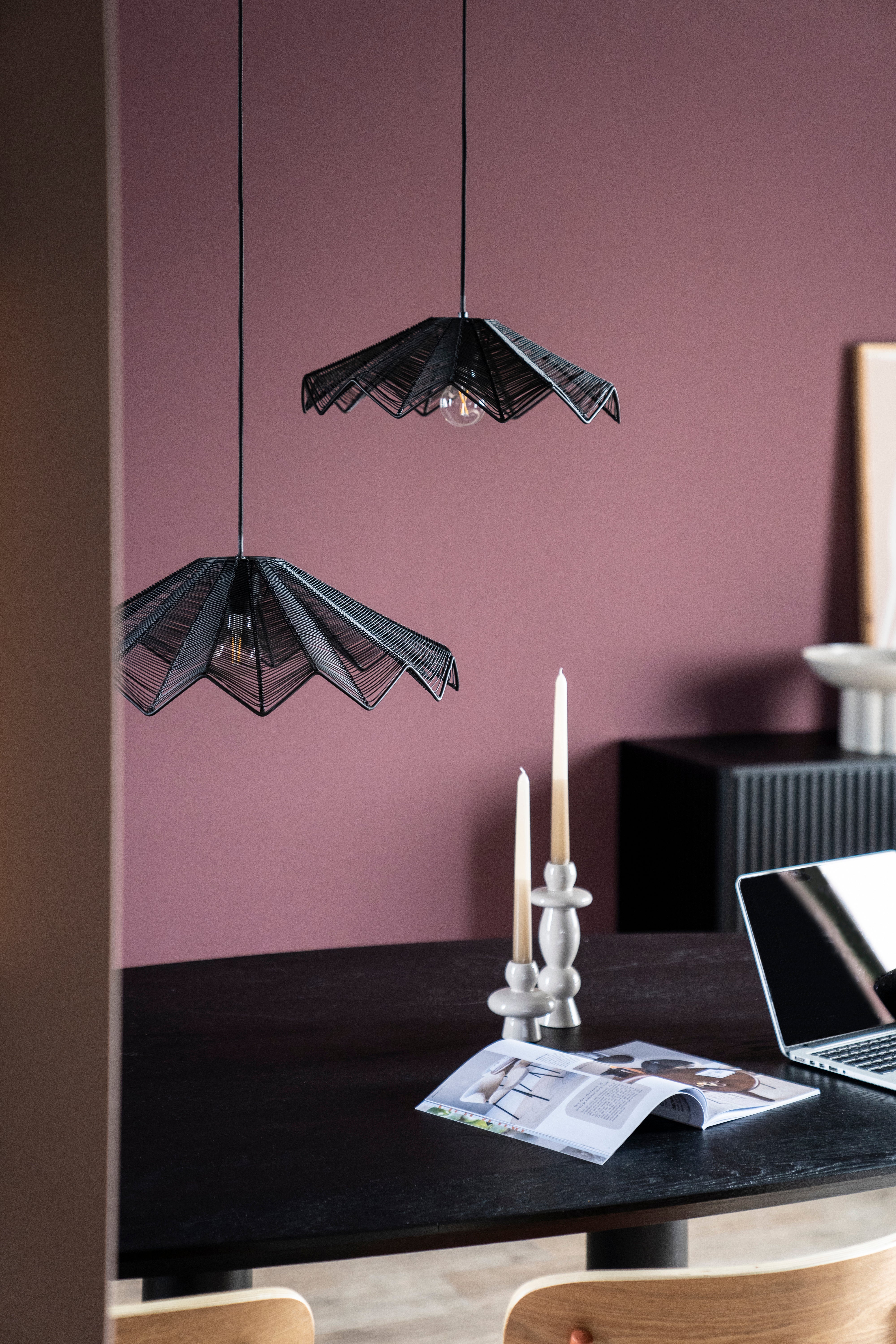 Lampa wisząca VARJO czarny