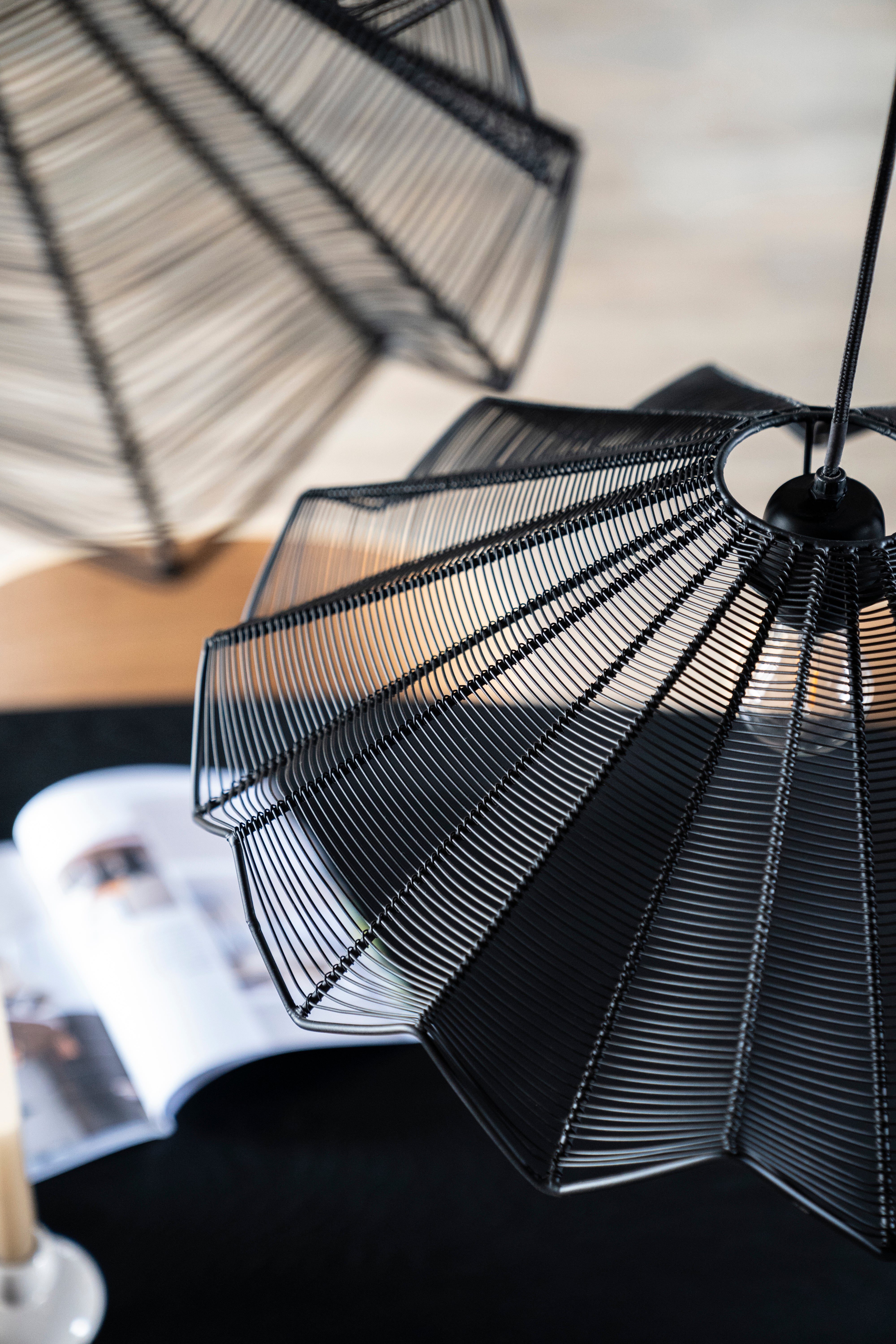 Lampa wisząca VARJO czarny