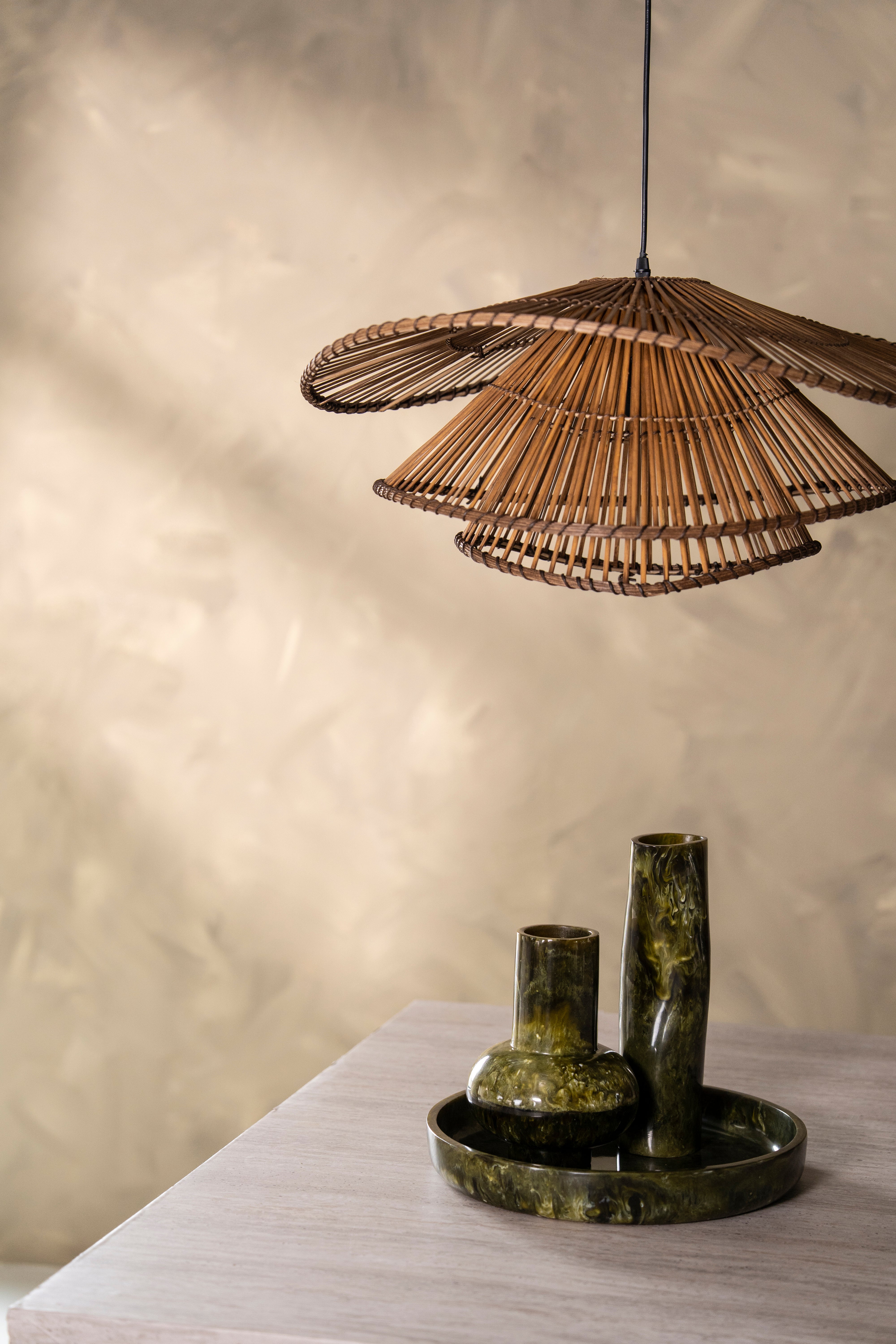 Lampa wisząca YARIN bambus
