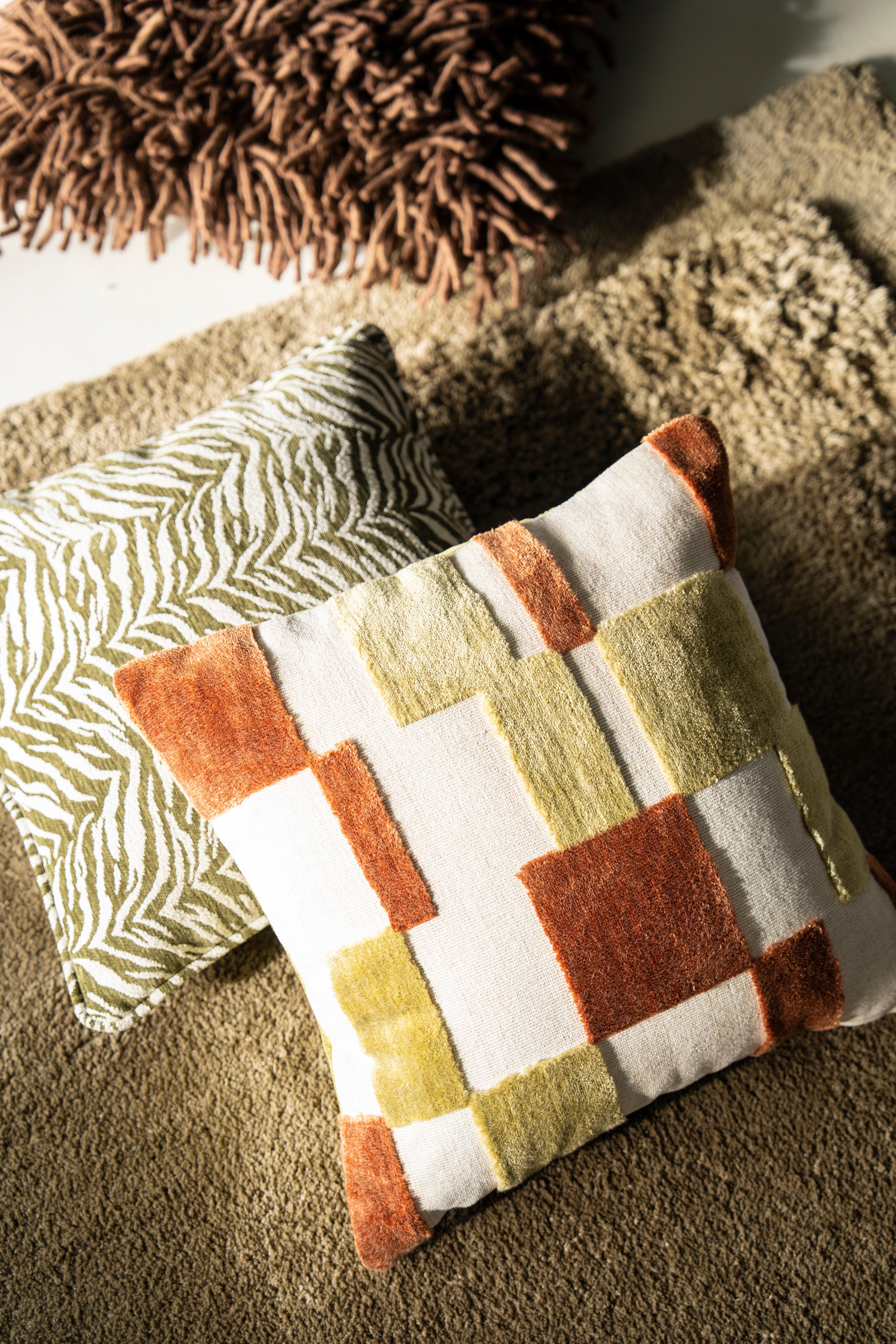 Poduszka TIGRA musztardowy