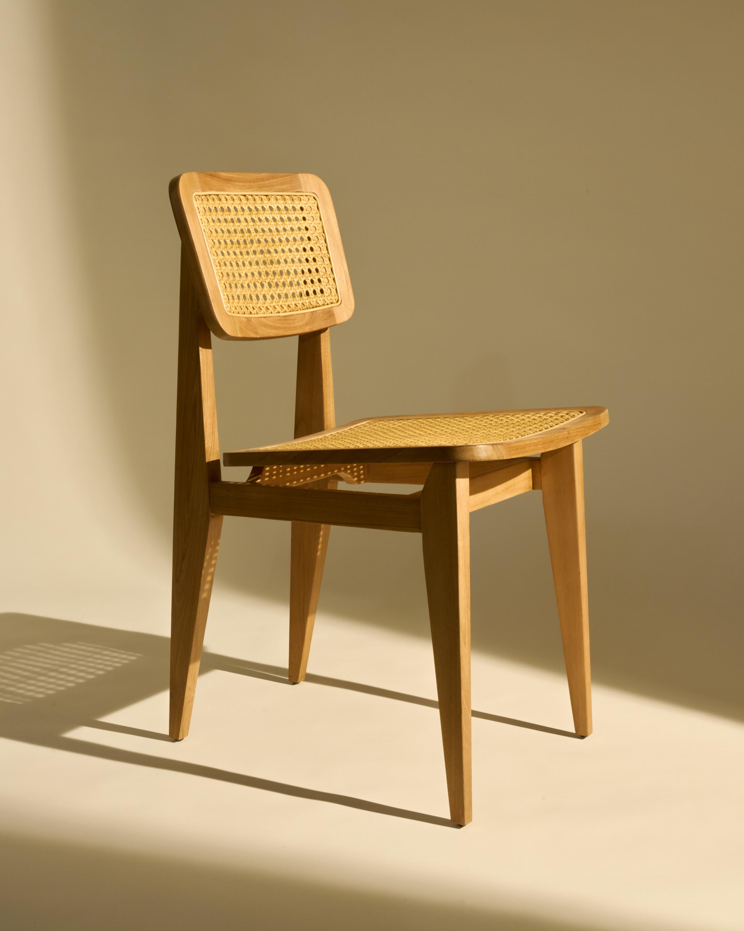 C-CHAIR Garden Chair Teak Wood with Woven Detail