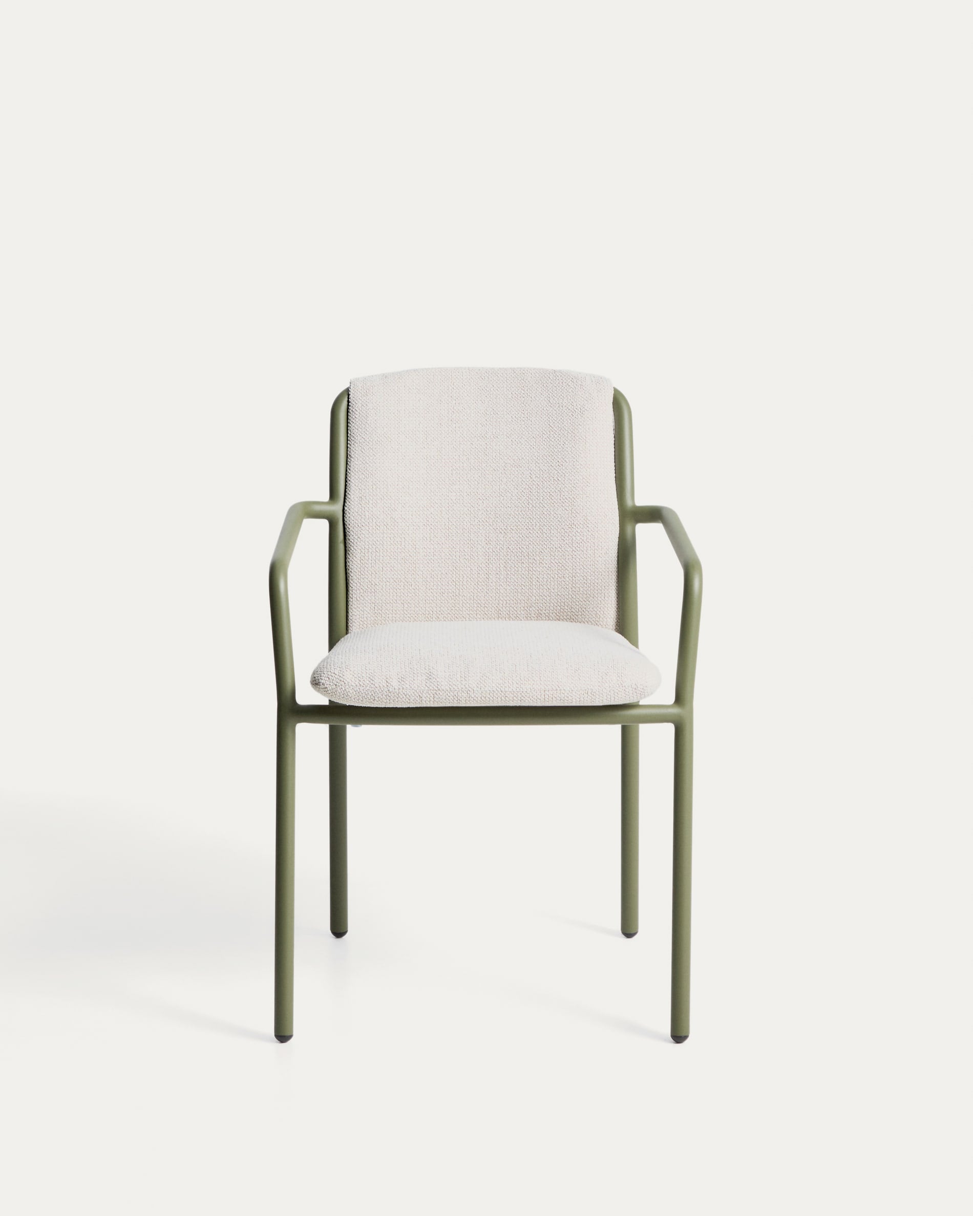 LINOSA Garden Chair Beige with Green Base