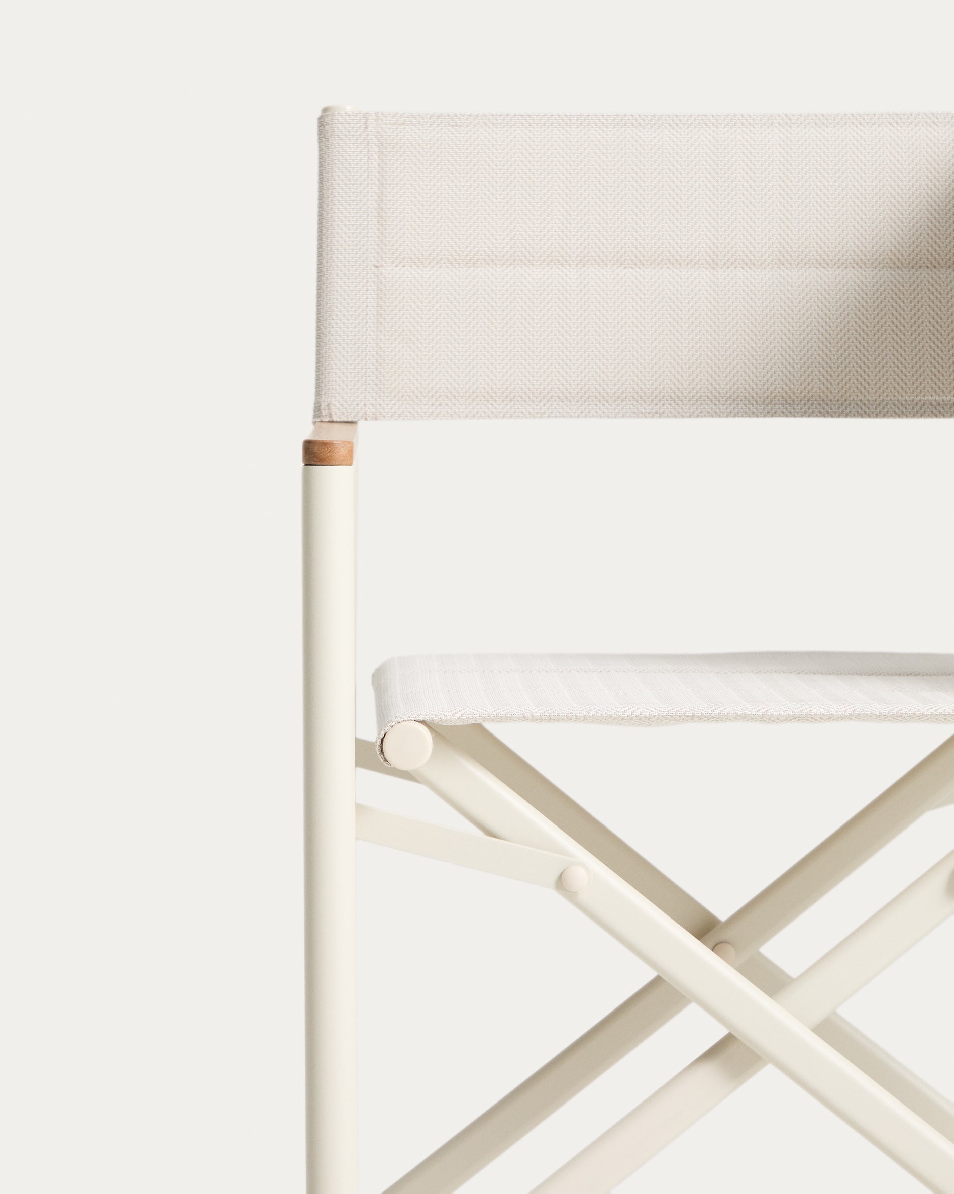 Krzesło ogrodowe składane TISNO ecru