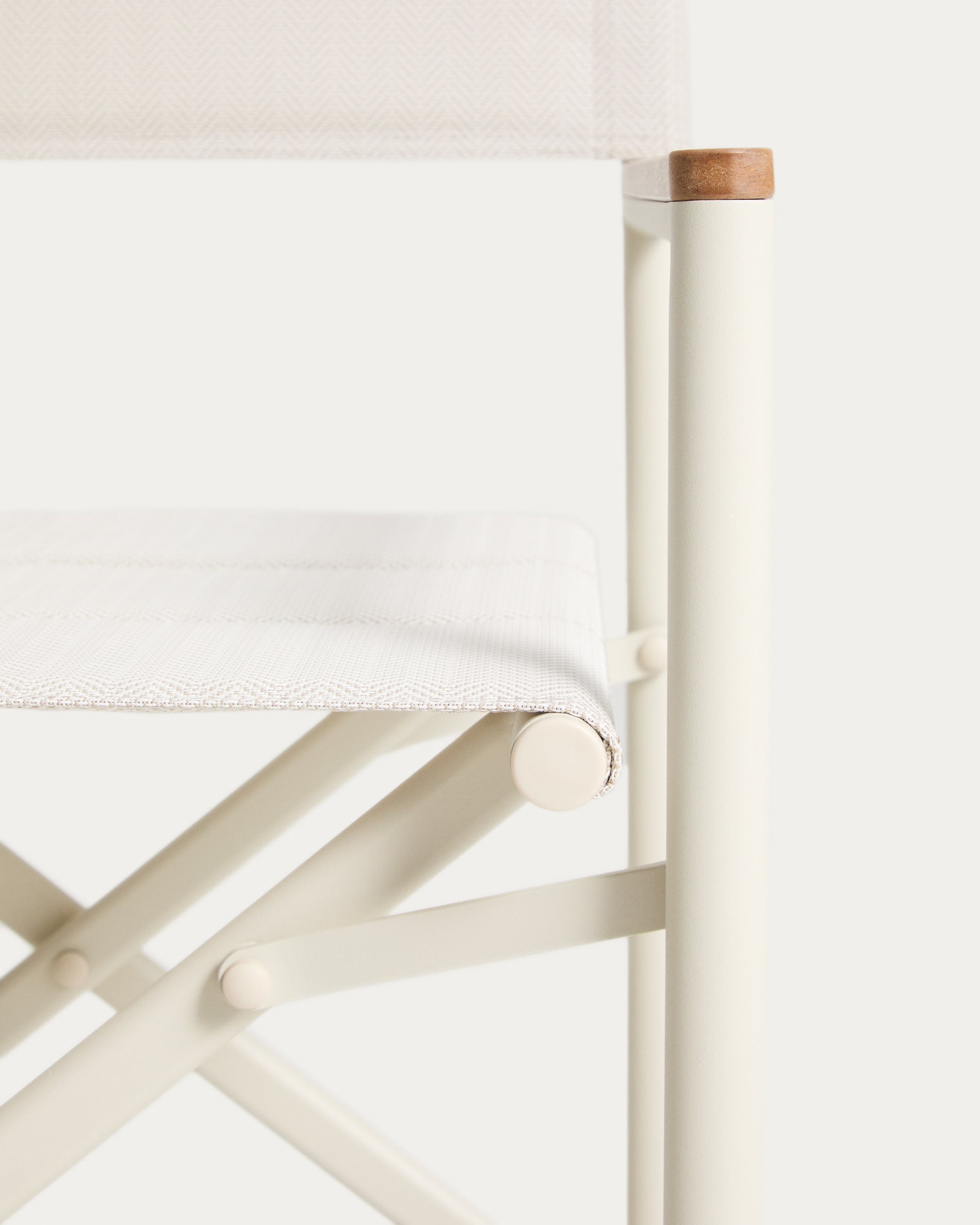 Krzesło ogrodowe składane TISNO ecru