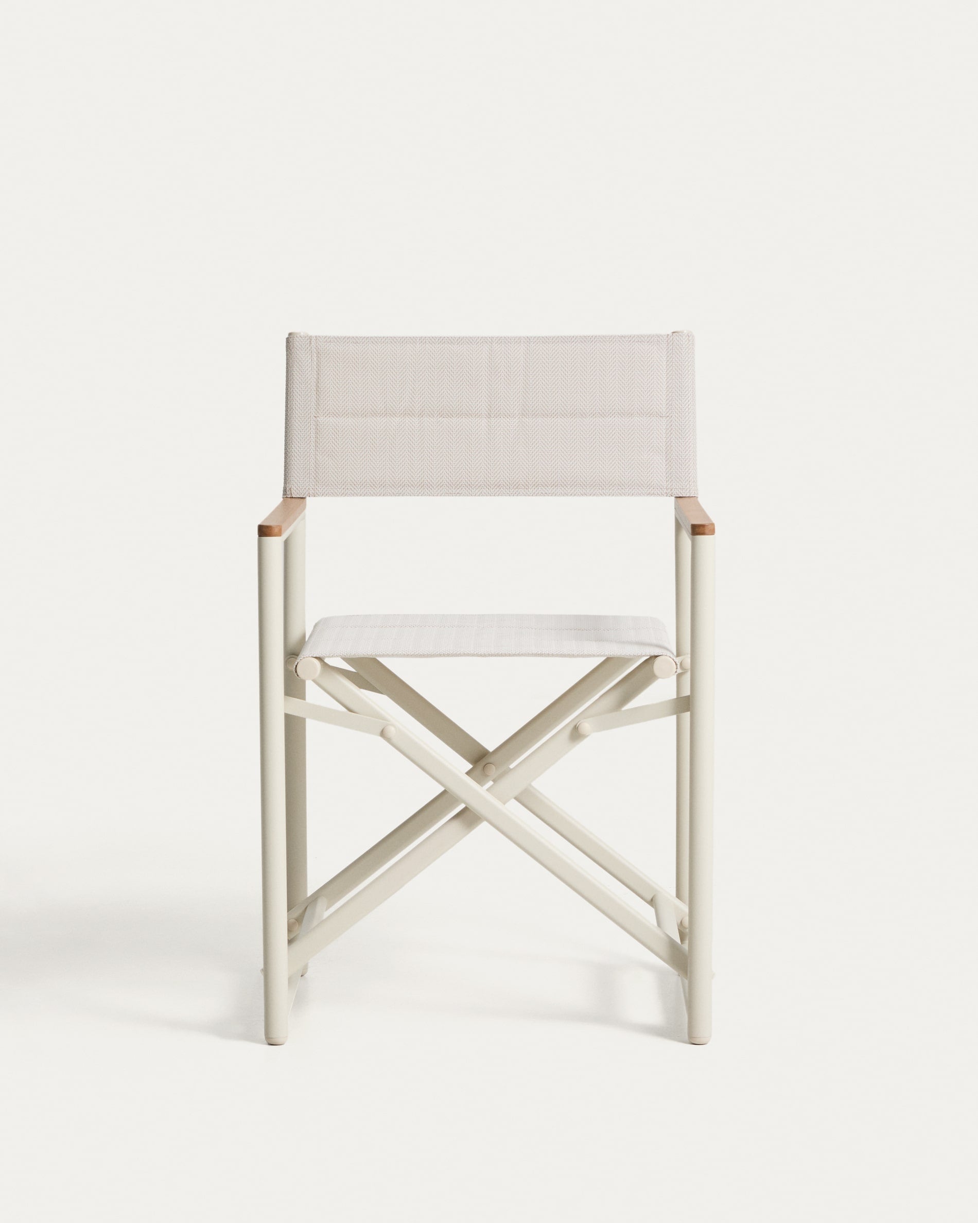 Krzesło ogrodowe składane TISNO ecru