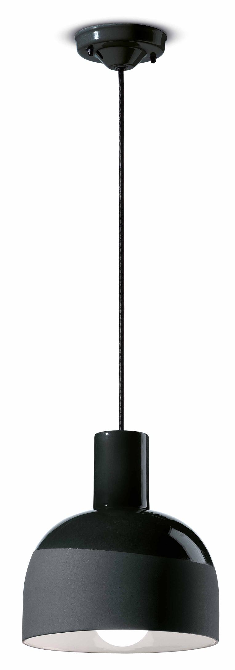 Lampa wisząca ceramiczna CAXIXI czarny