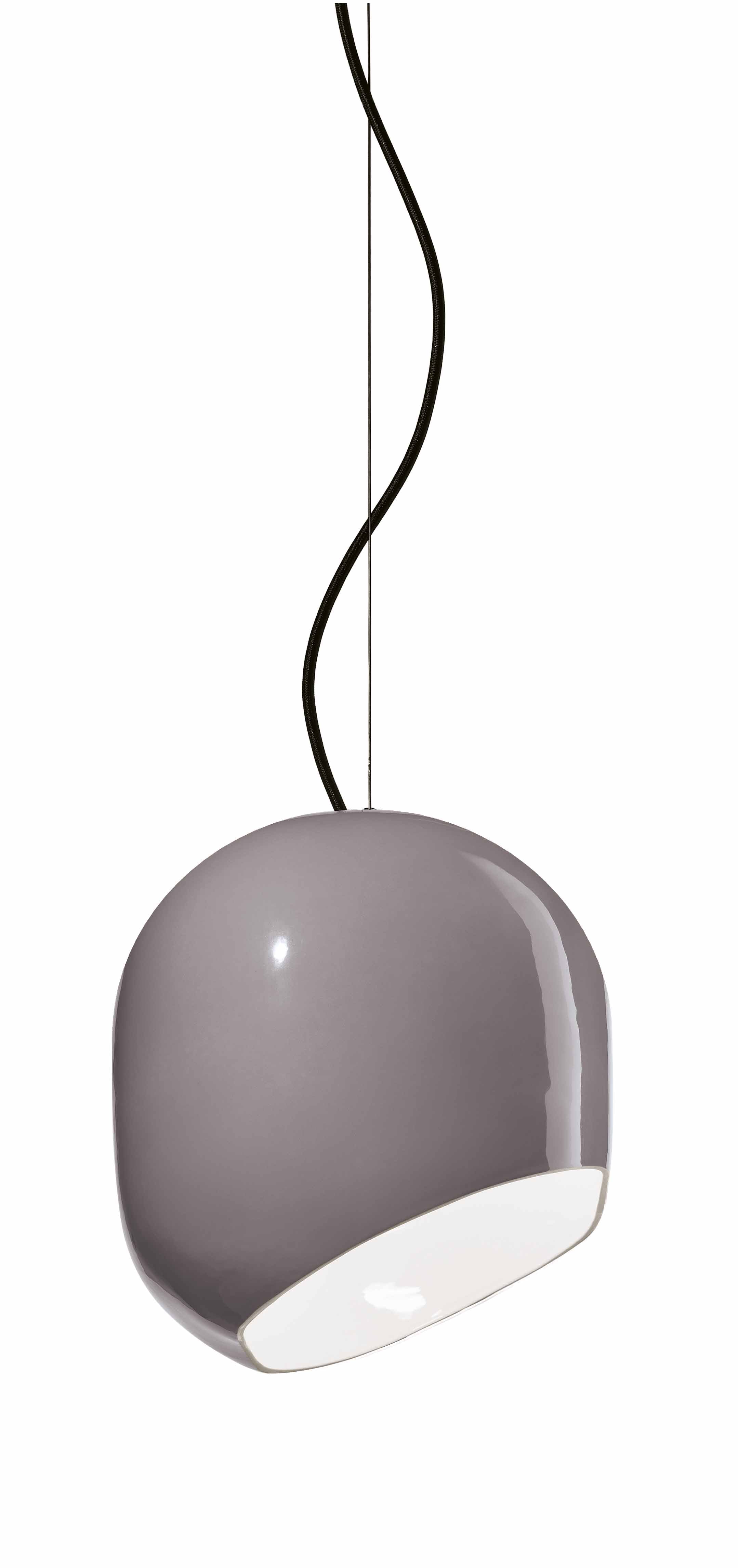 Lampa wisząca ceramiczna AYRTON szary