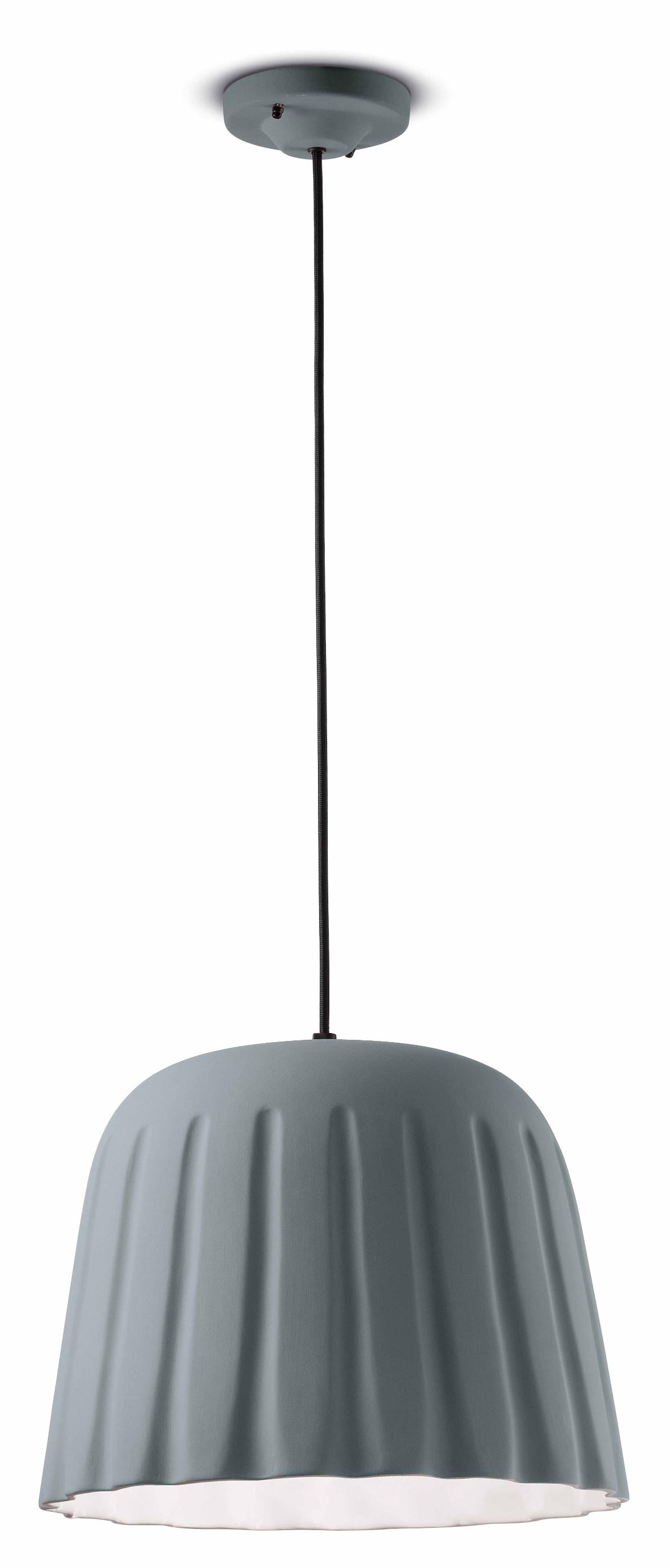 Lampa wisząca ceramiczna MADAME GRES szary