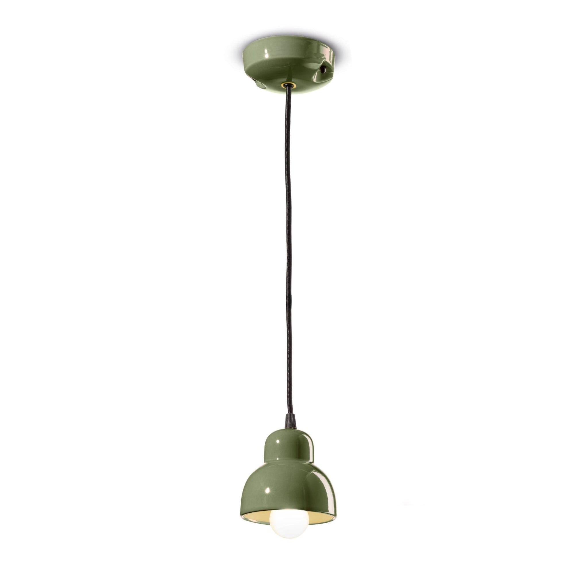 Lampa wisząca ceramiczna BERIMBAU szałwiowy