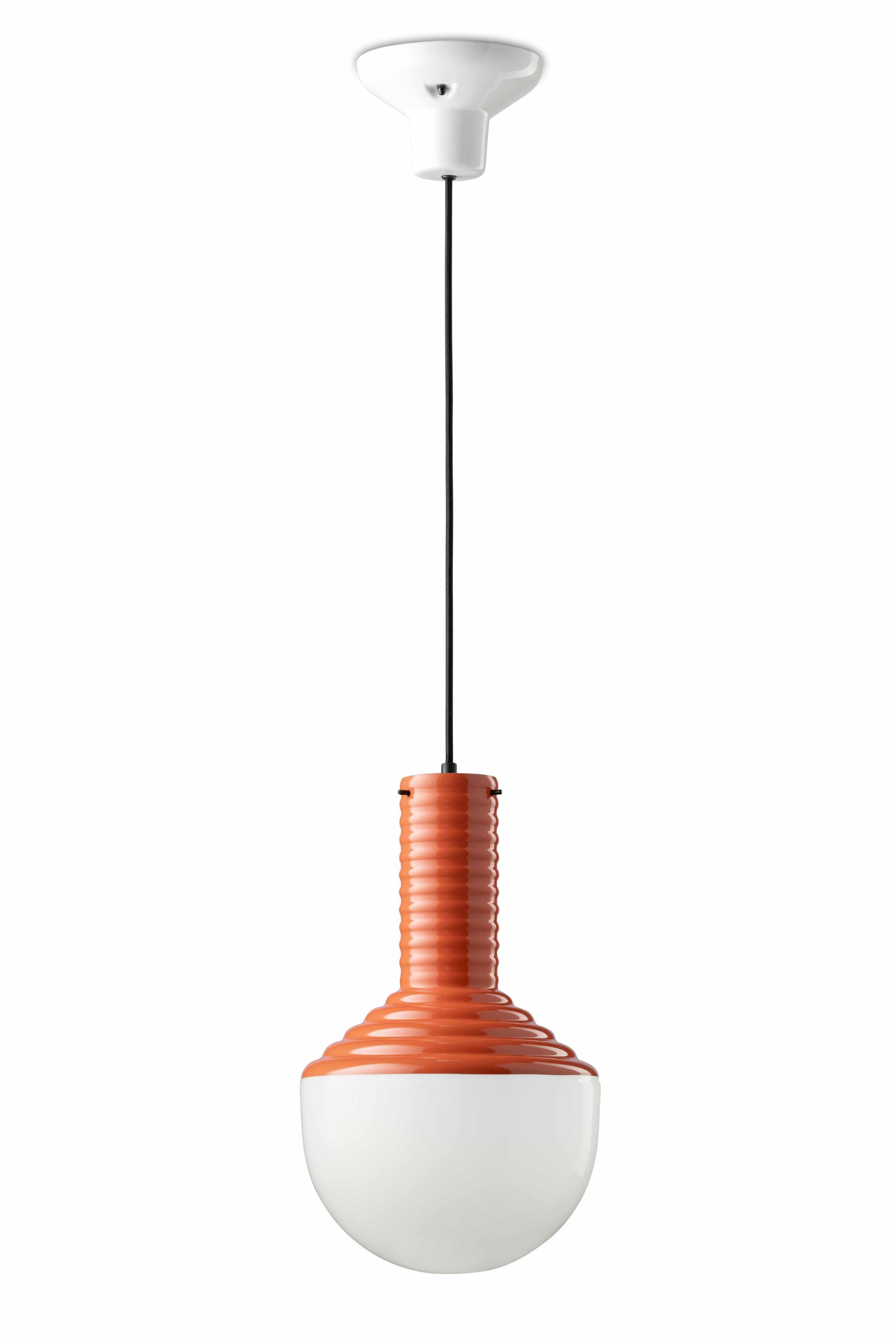 Lampa wisząca ceramiczna SELARÒN pomarańczowy
