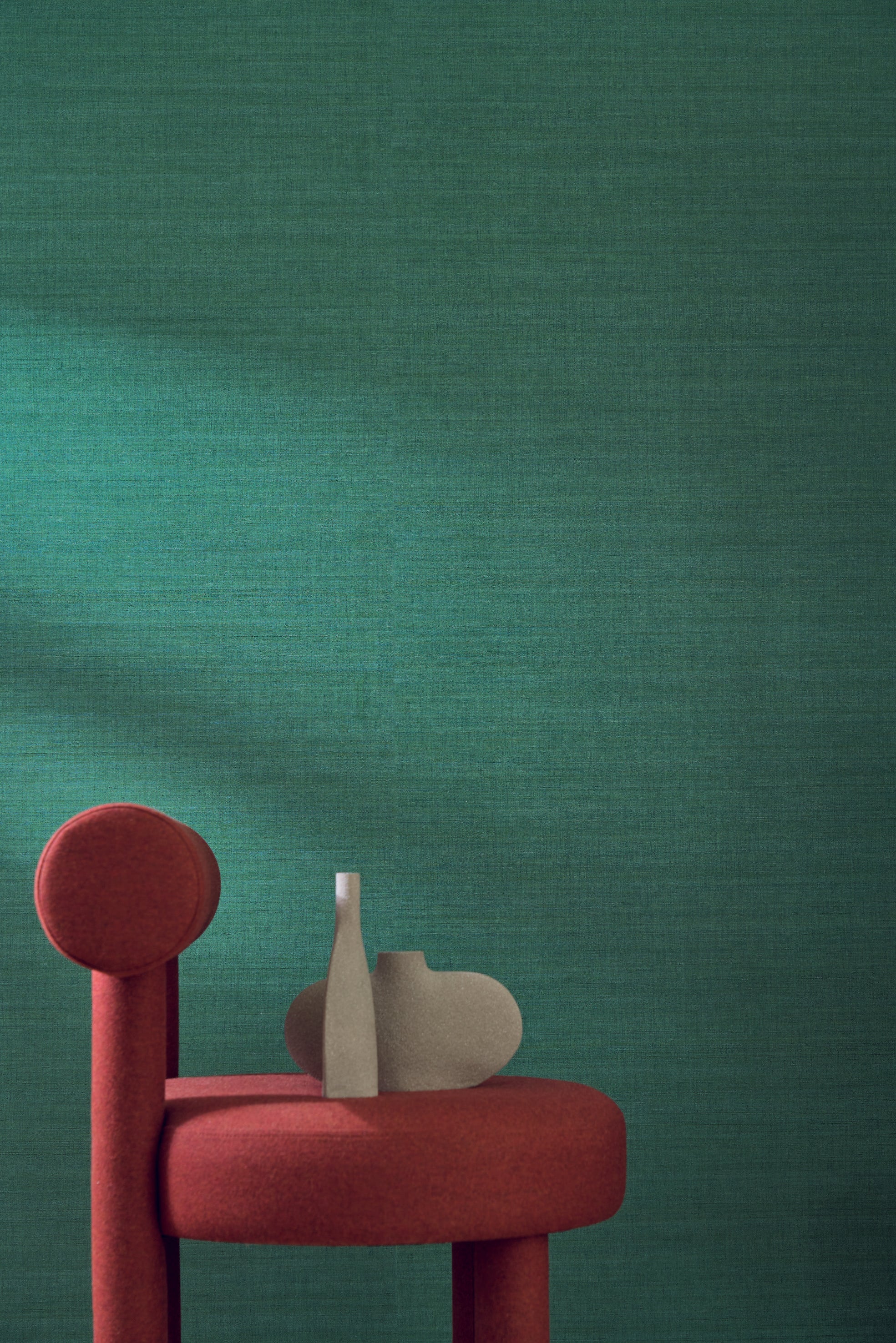 Tapeta imitująca tkaninę SORA - CELADON