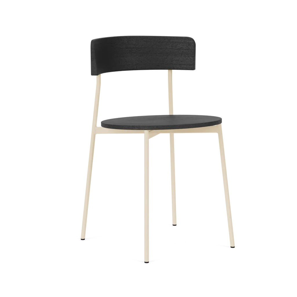FRIDAY Chair black with beige base
