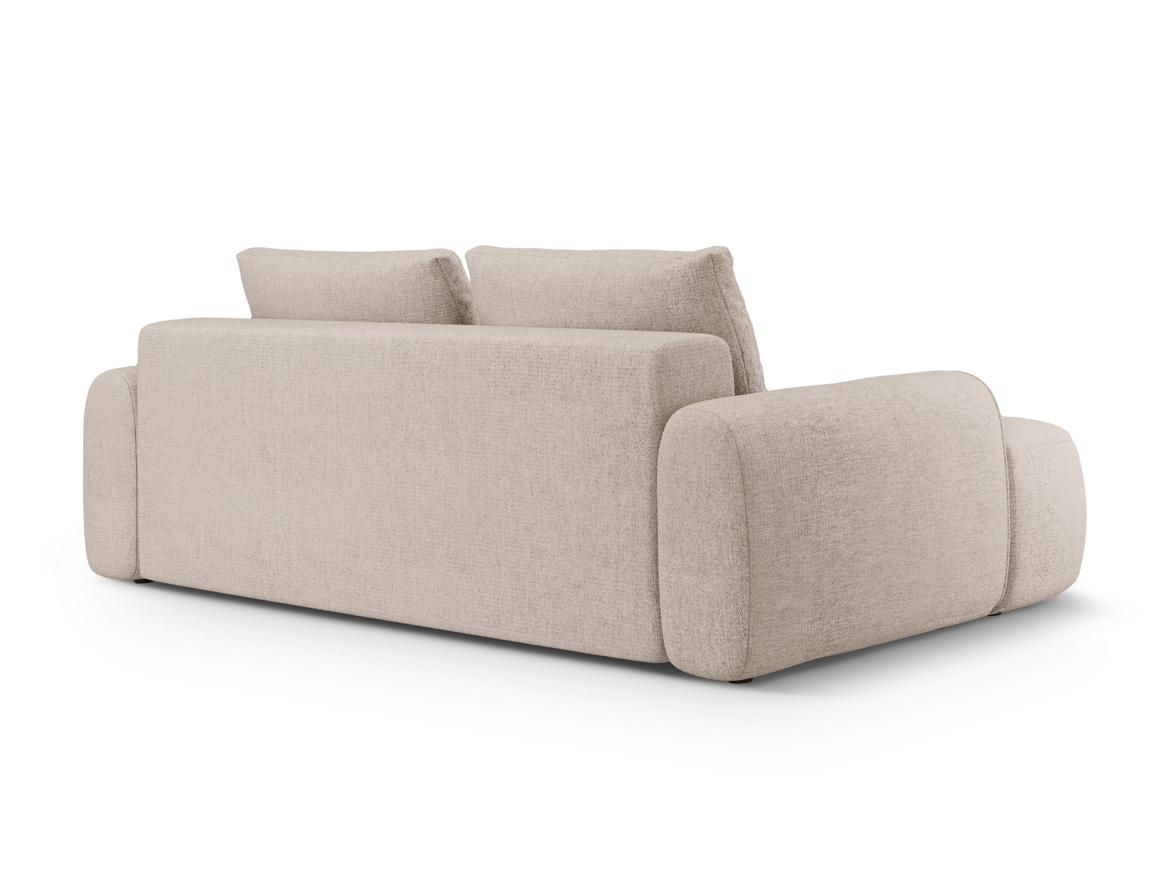 Sofa z funkcją spania 4-osobowa LINZ piaskowy