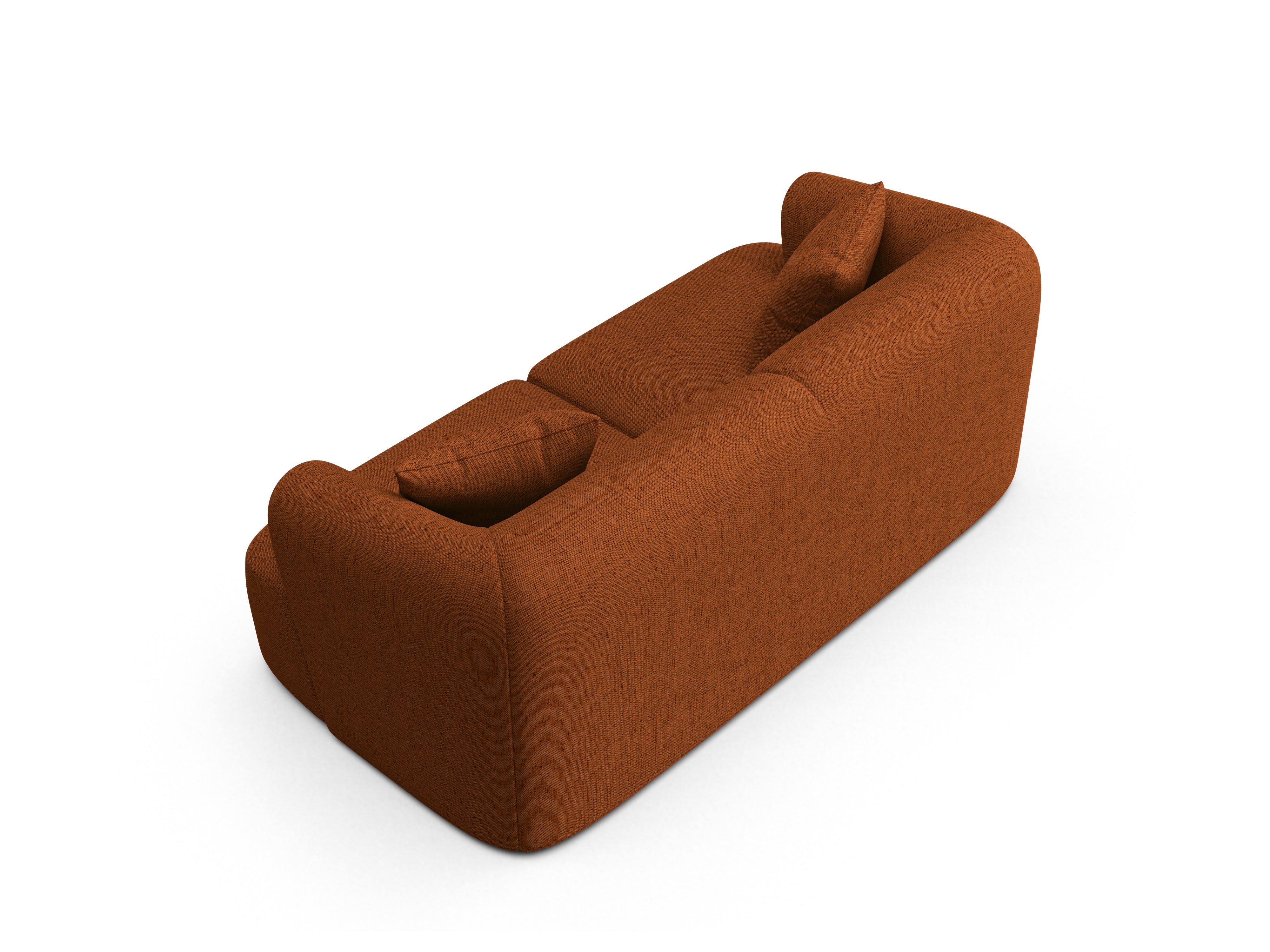 Sofa 2-osobowa CAMPI ceglany szenil