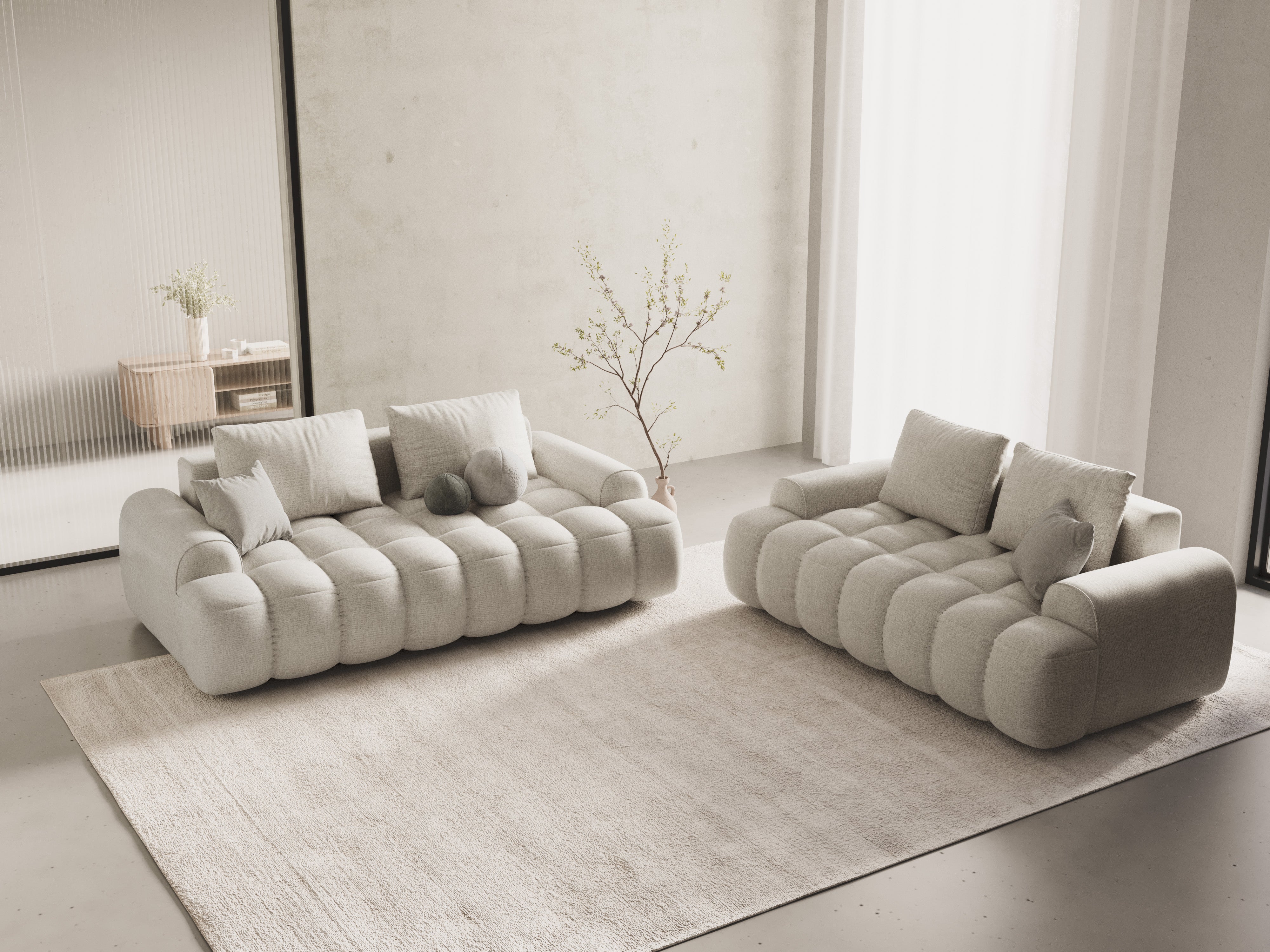 Sofa 2-osobowa LINZ kremowy