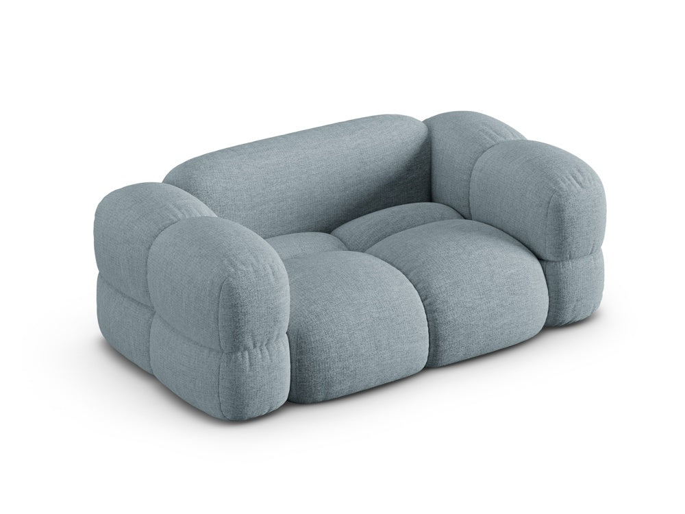 Sofa 2-osobowa LORETTO pastelowy niebieski