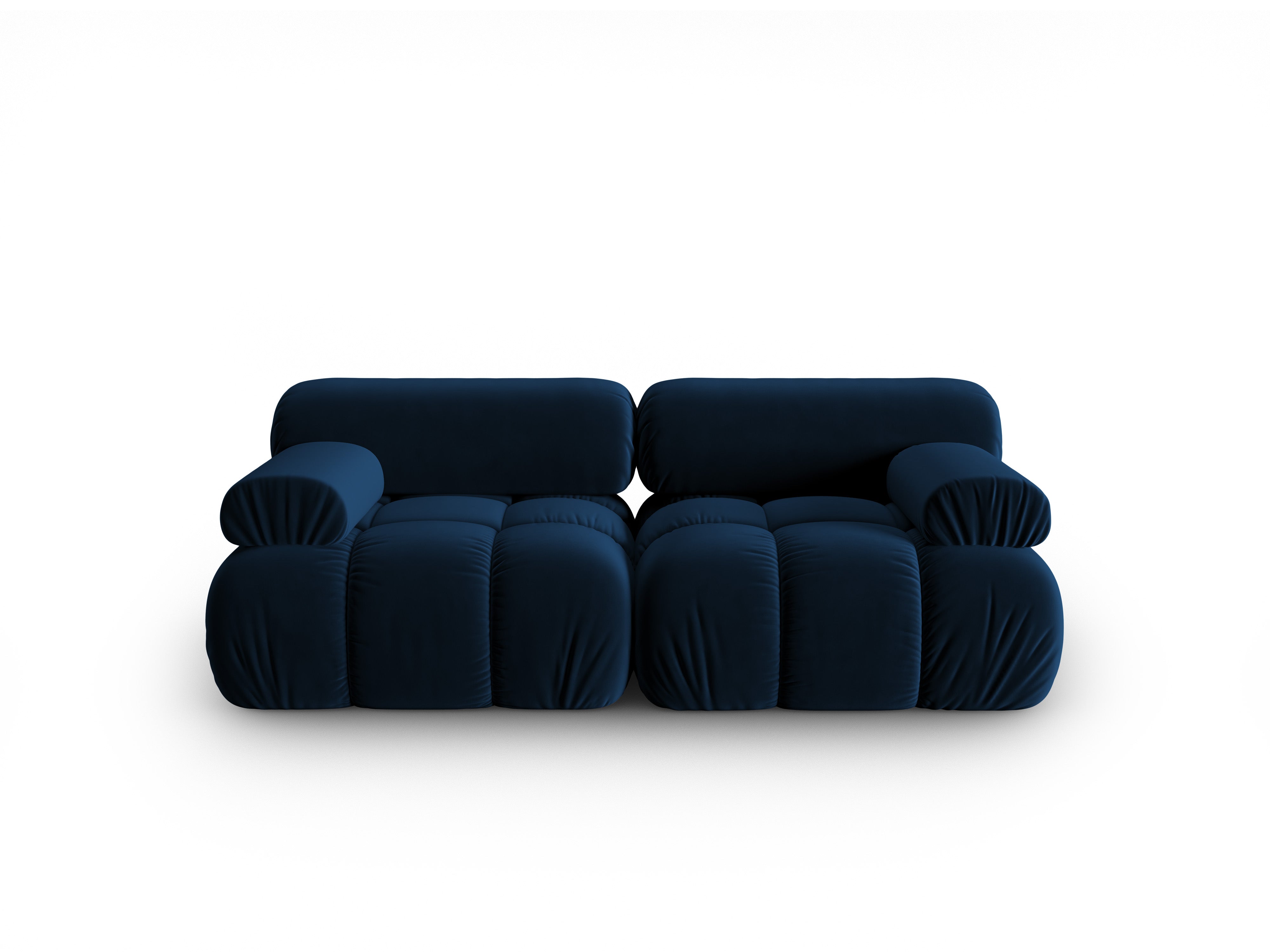 CORTINA Royal Blue Velvet 2-Seater Sofa