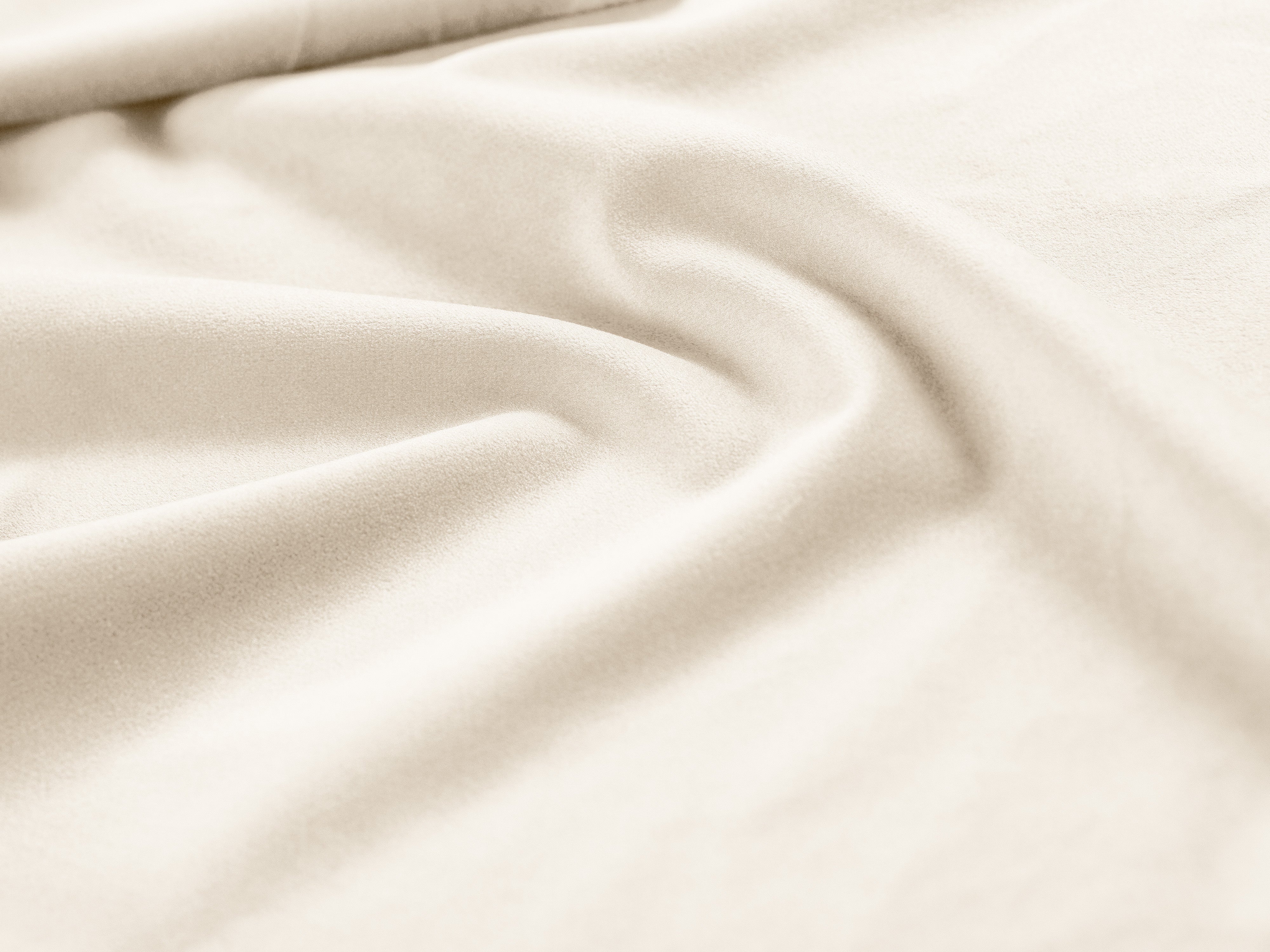 Sofa aksamitna 2-osobowa VIENNA beige mit schwarzem Fuß