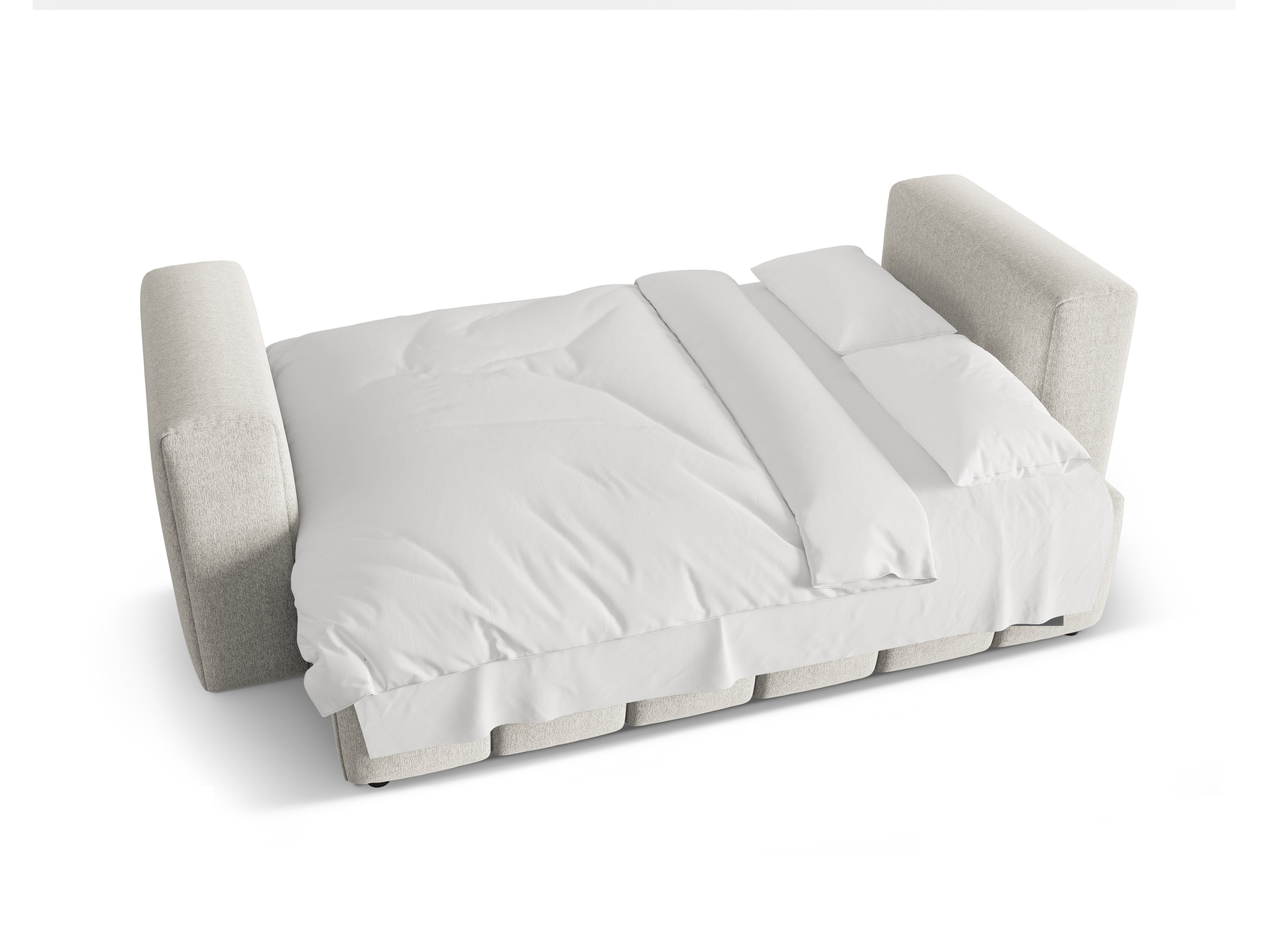 Sofa 3-osobowa z funkcją spania VERONA beżowy – Cosmopolitan Design