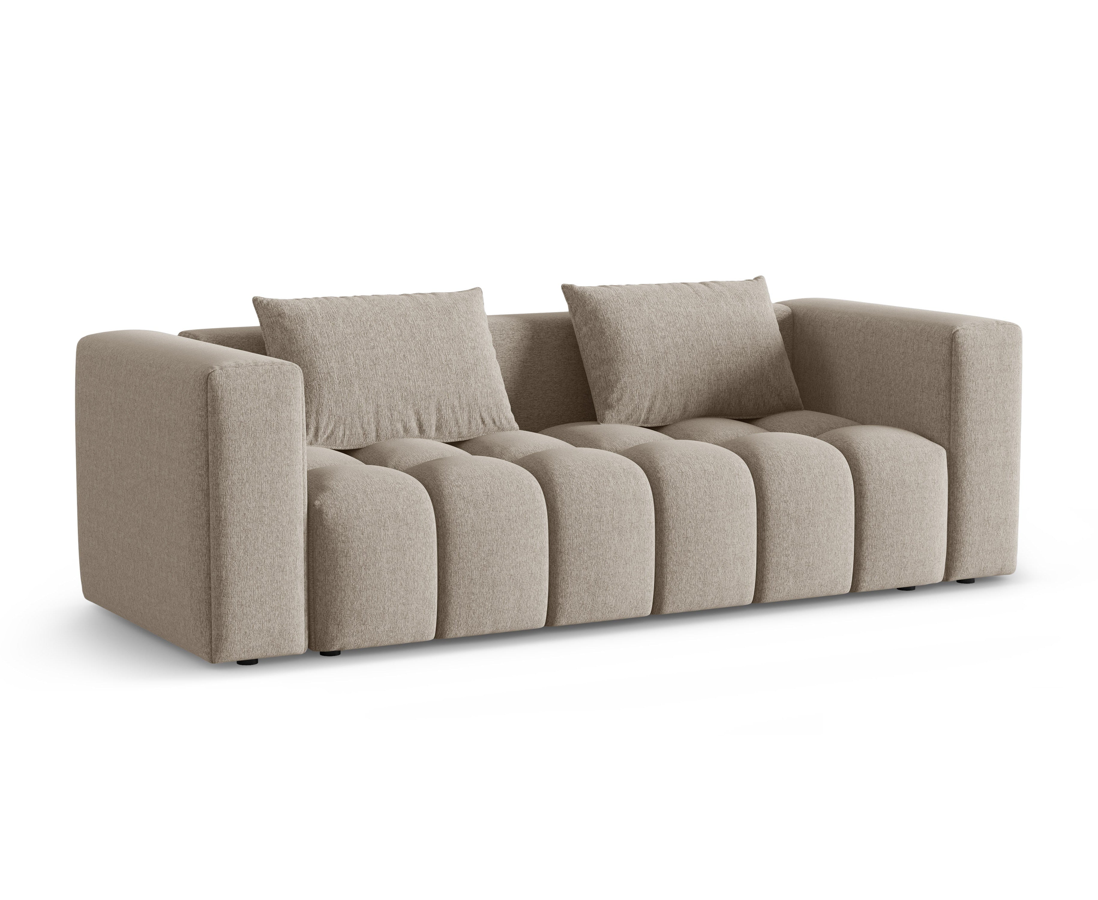 Sofa 3-osobowa z funkcją spania VERONA piaskowy – Cosmopolitan Design