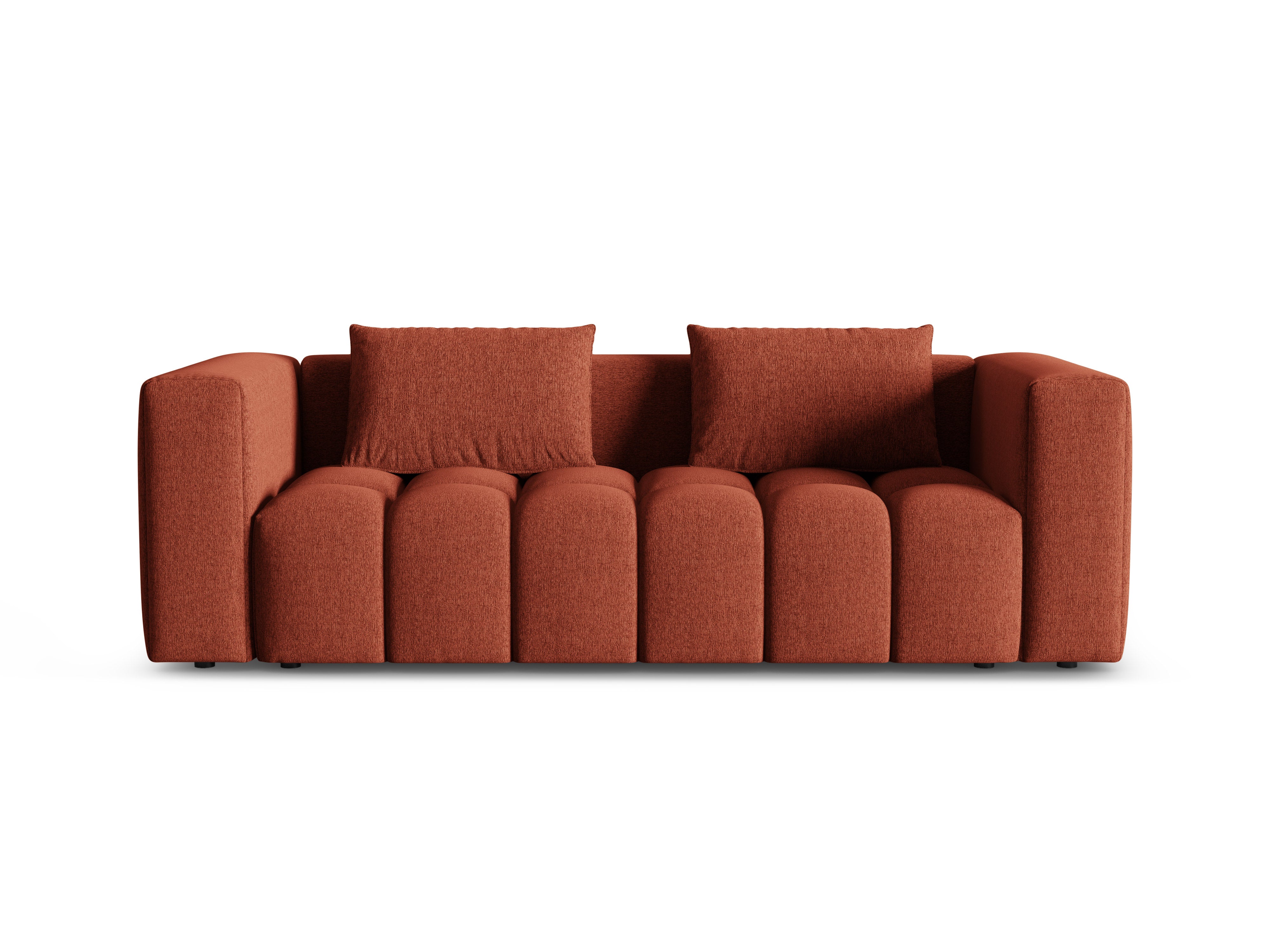 Sofa 3-osobowa z funkcją spania VERONA koralowy