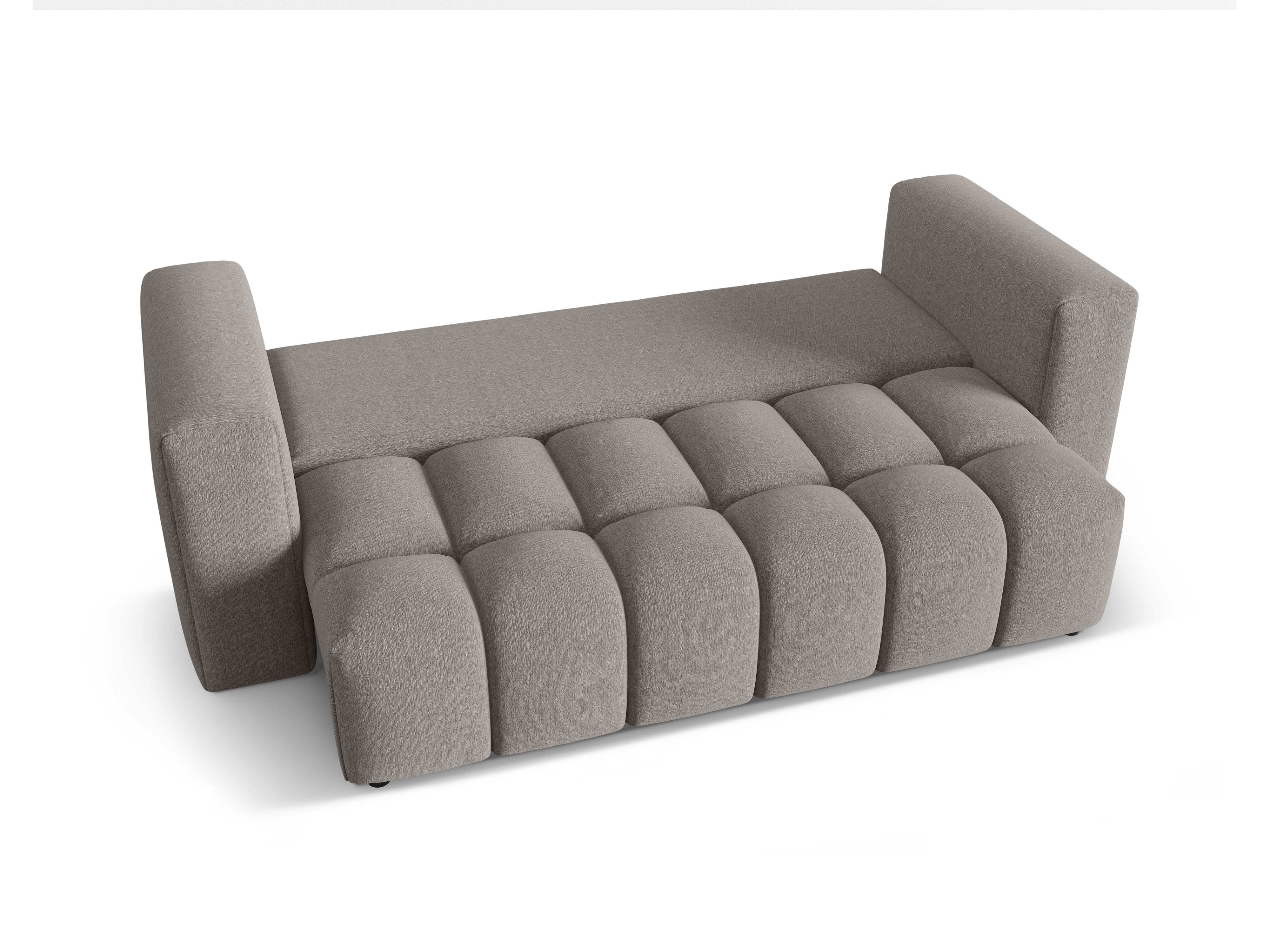 Sofa 3-osobowa z funkcją spania VERONA ciepły szary