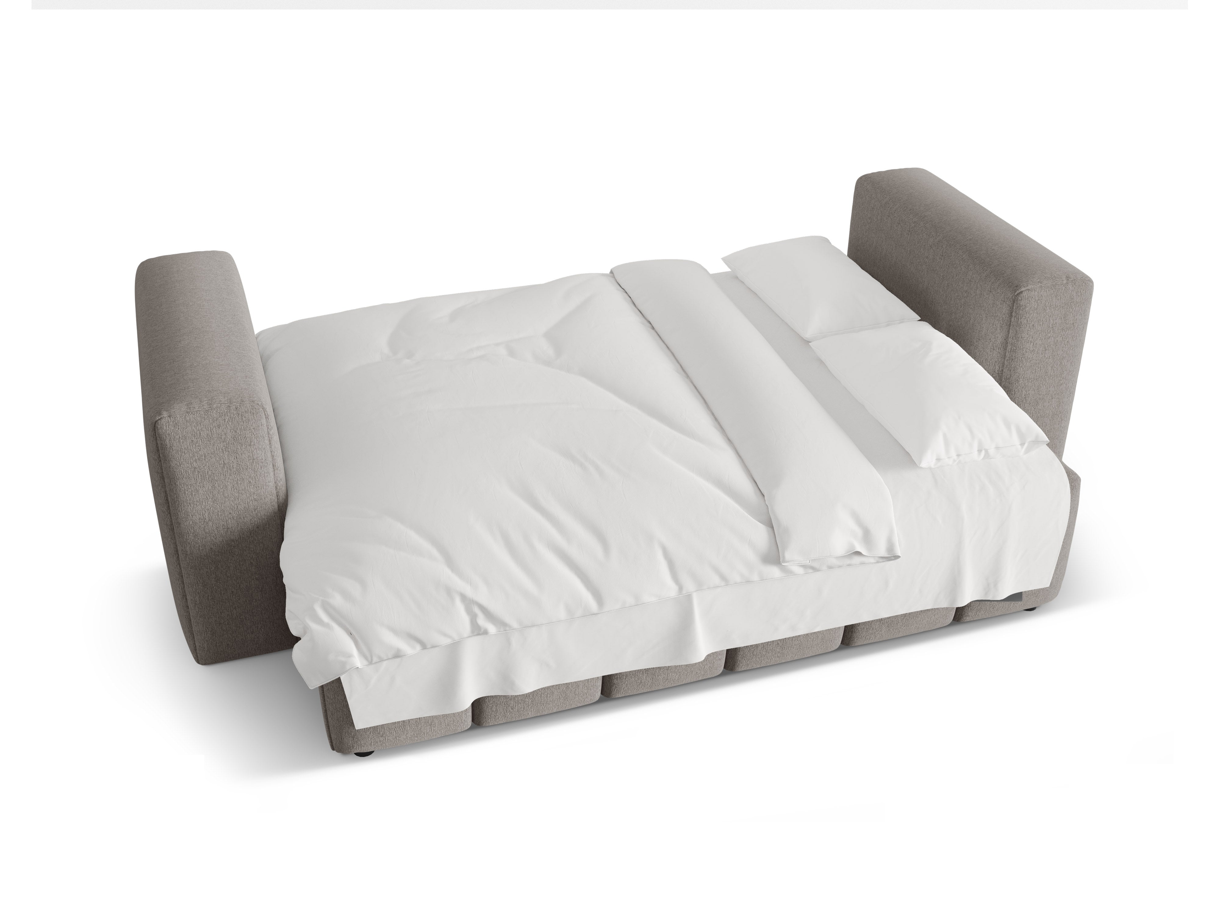 Sofa 3-osobowa z funkcją spania VERONA ciepły szary