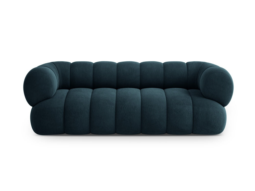 Sofa 3-osobowa aksamitna KOGE petrol
