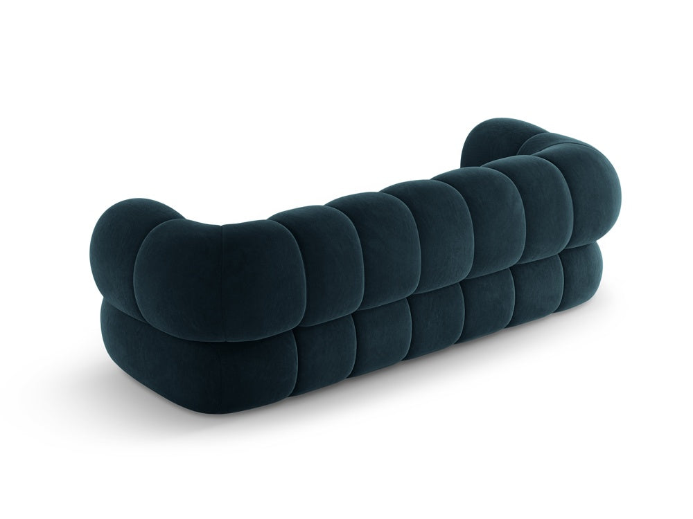 Sofa 3-osobowa aksamitna KOGE petrol
