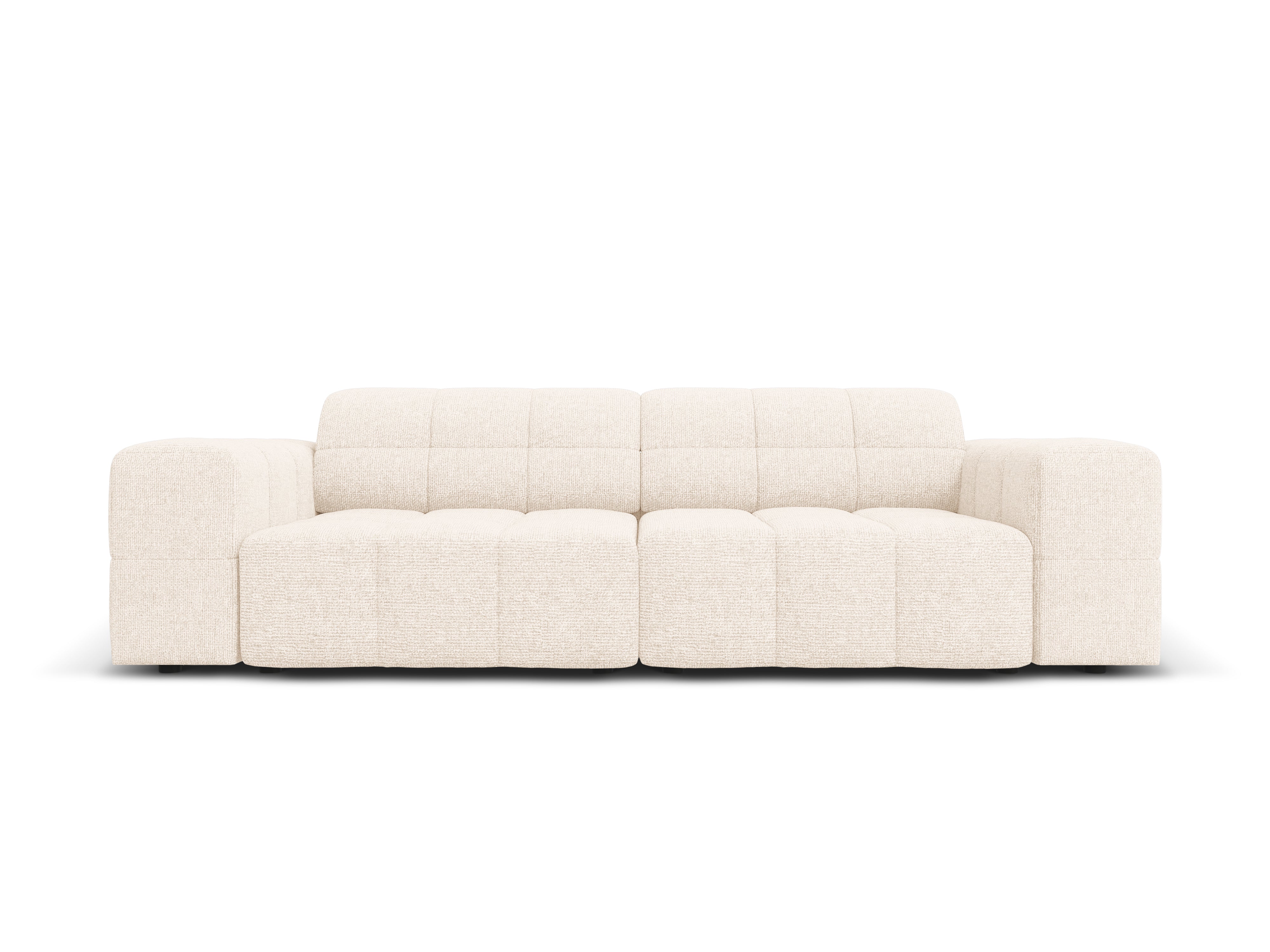 Sofa 3-osobowa CHICAGO jasnobeżowy szenil