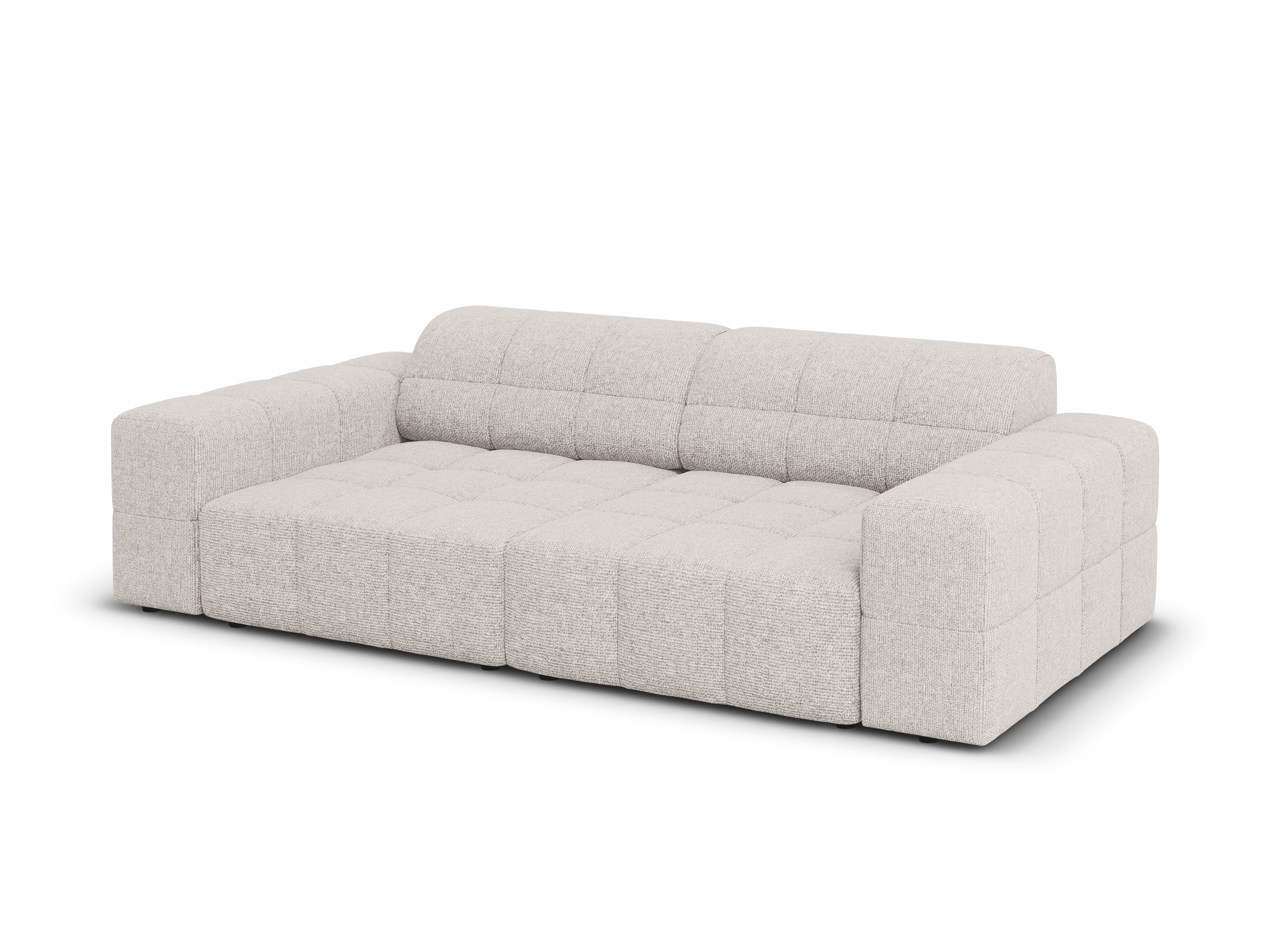 Sofa 3-osobowa CHICAGO jasnoszary szenil
