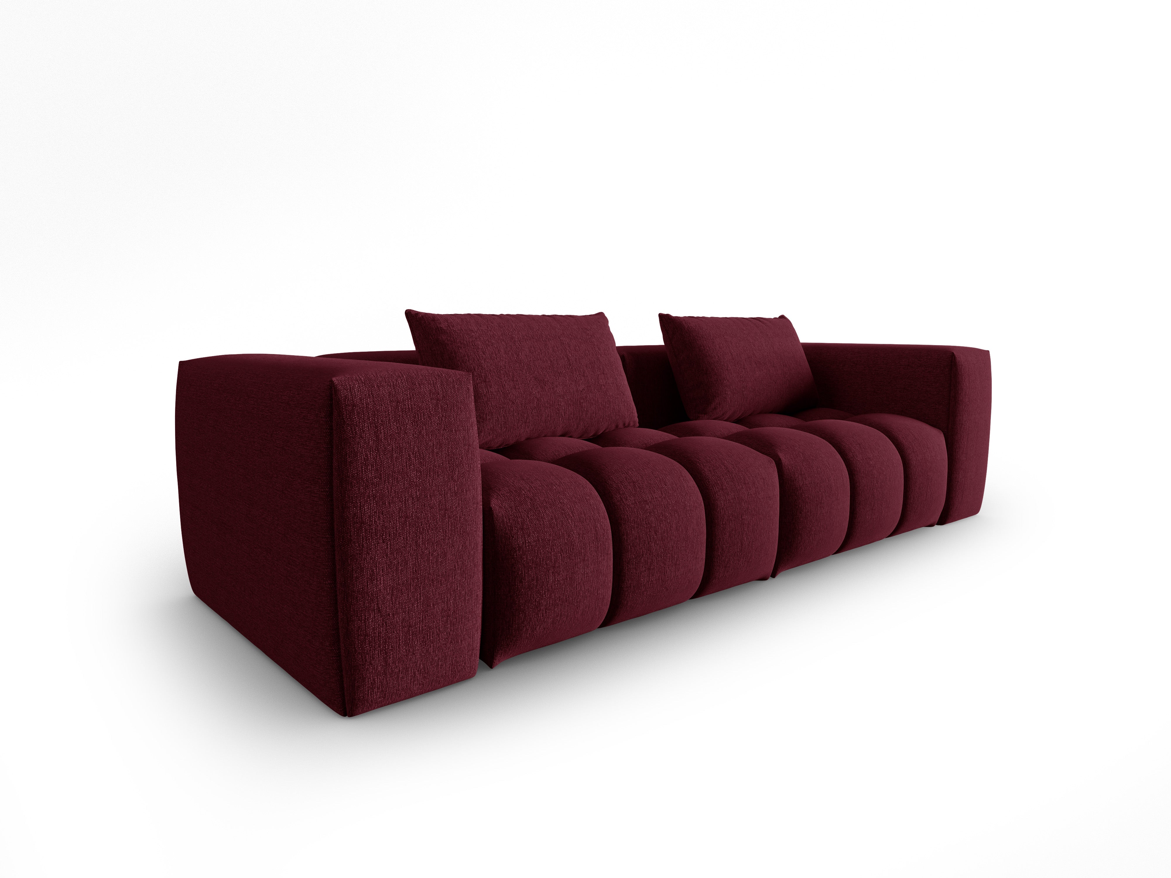 Sofa 3-osobowa VERONA burgundowy – Cosmopolitan Design