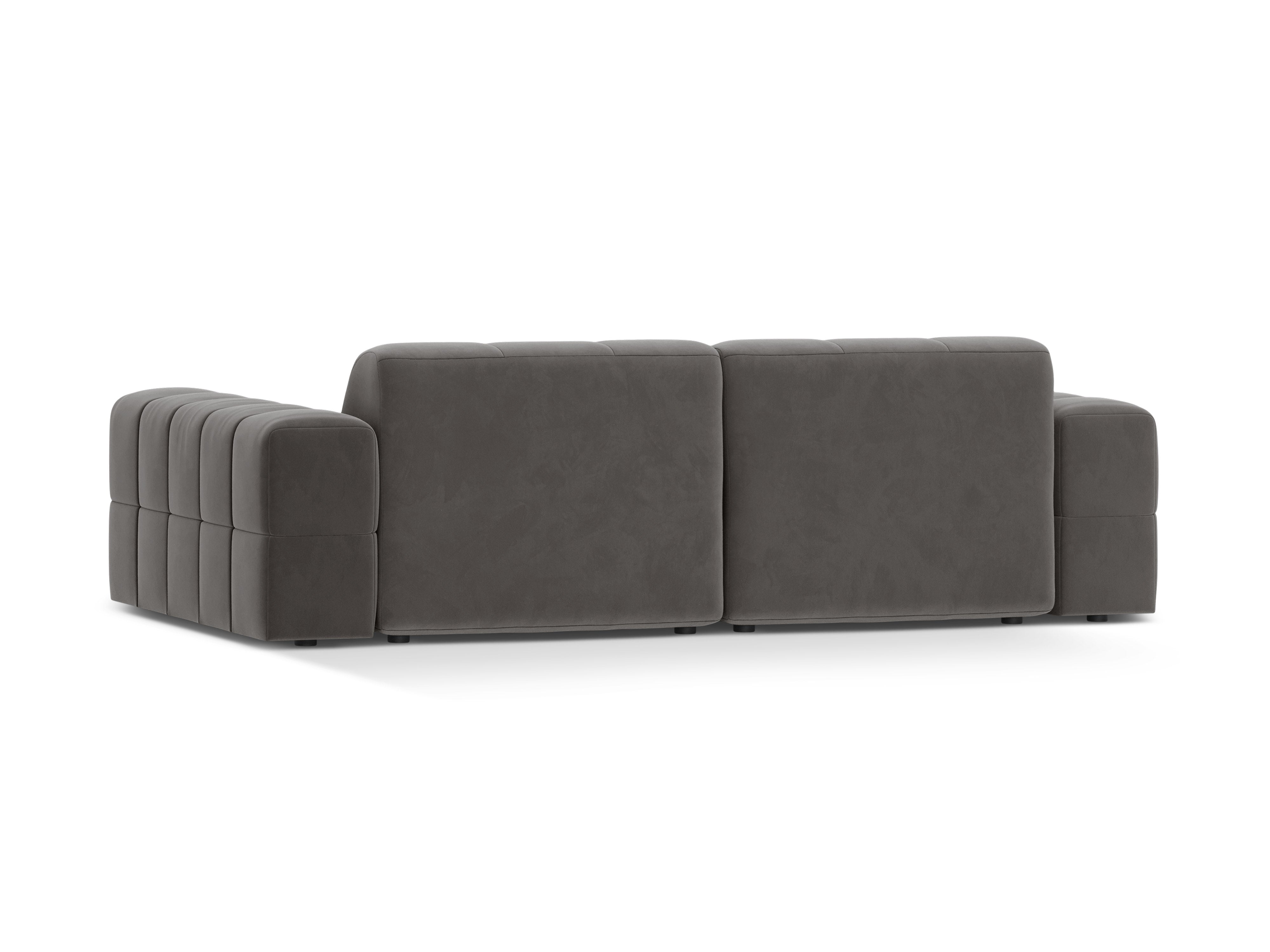 Sofa aksamitna 3-osobowa CHICAGO szary