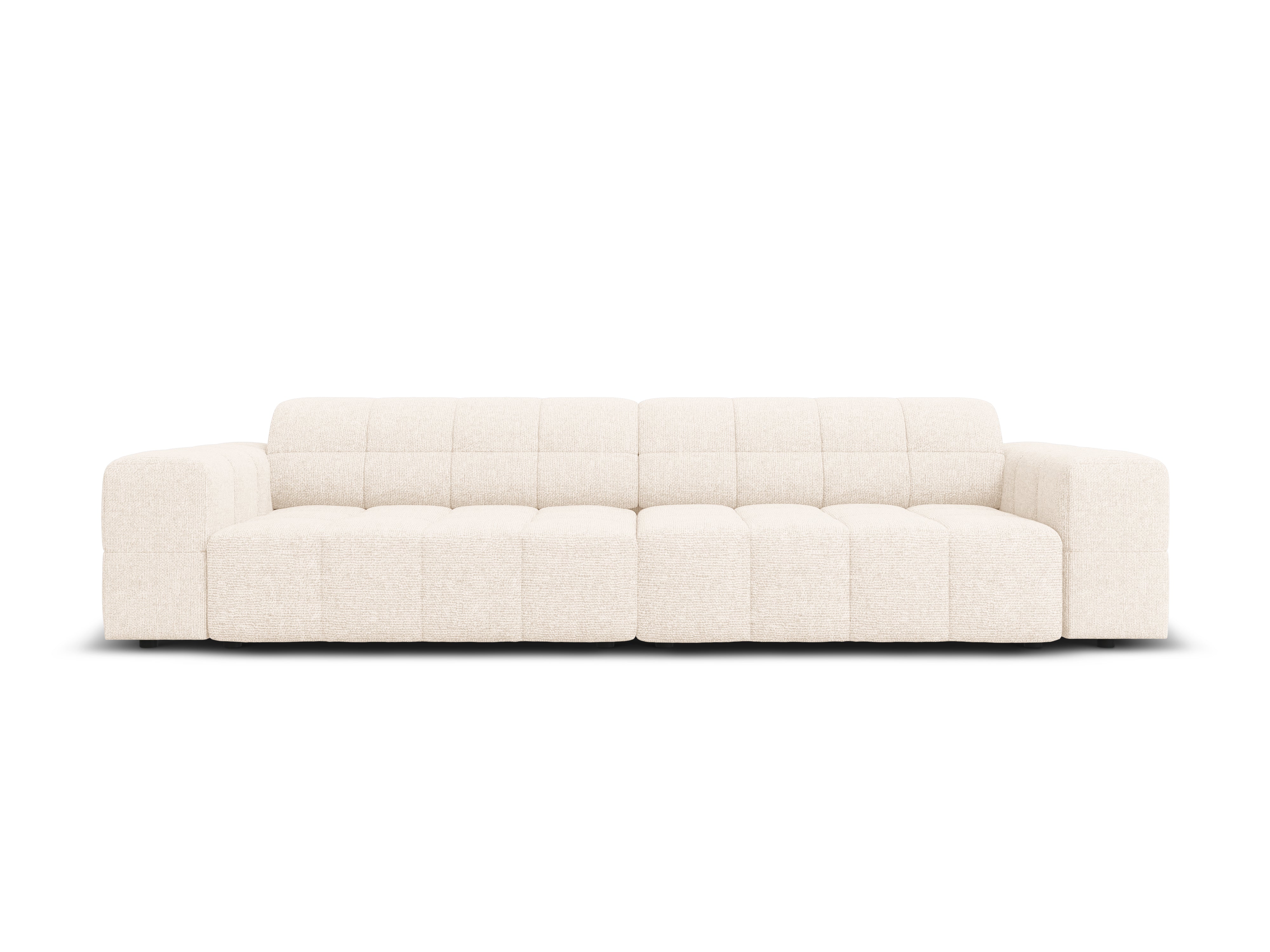 Sofa 4-osobowa CHICAGO jasnobeżowy szenil