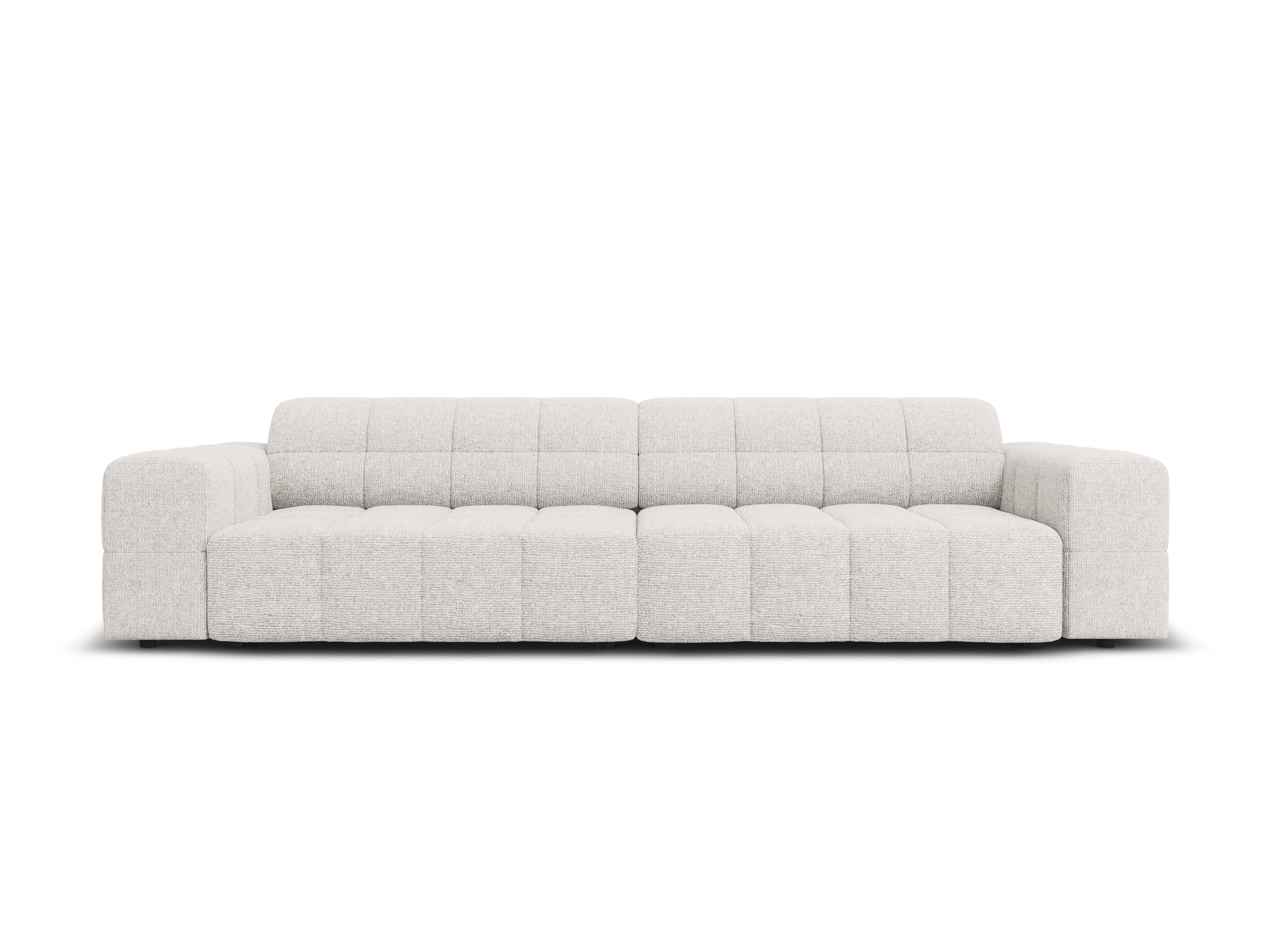 Sofa 4-osobowa CHICAGO jasnoszary szenil