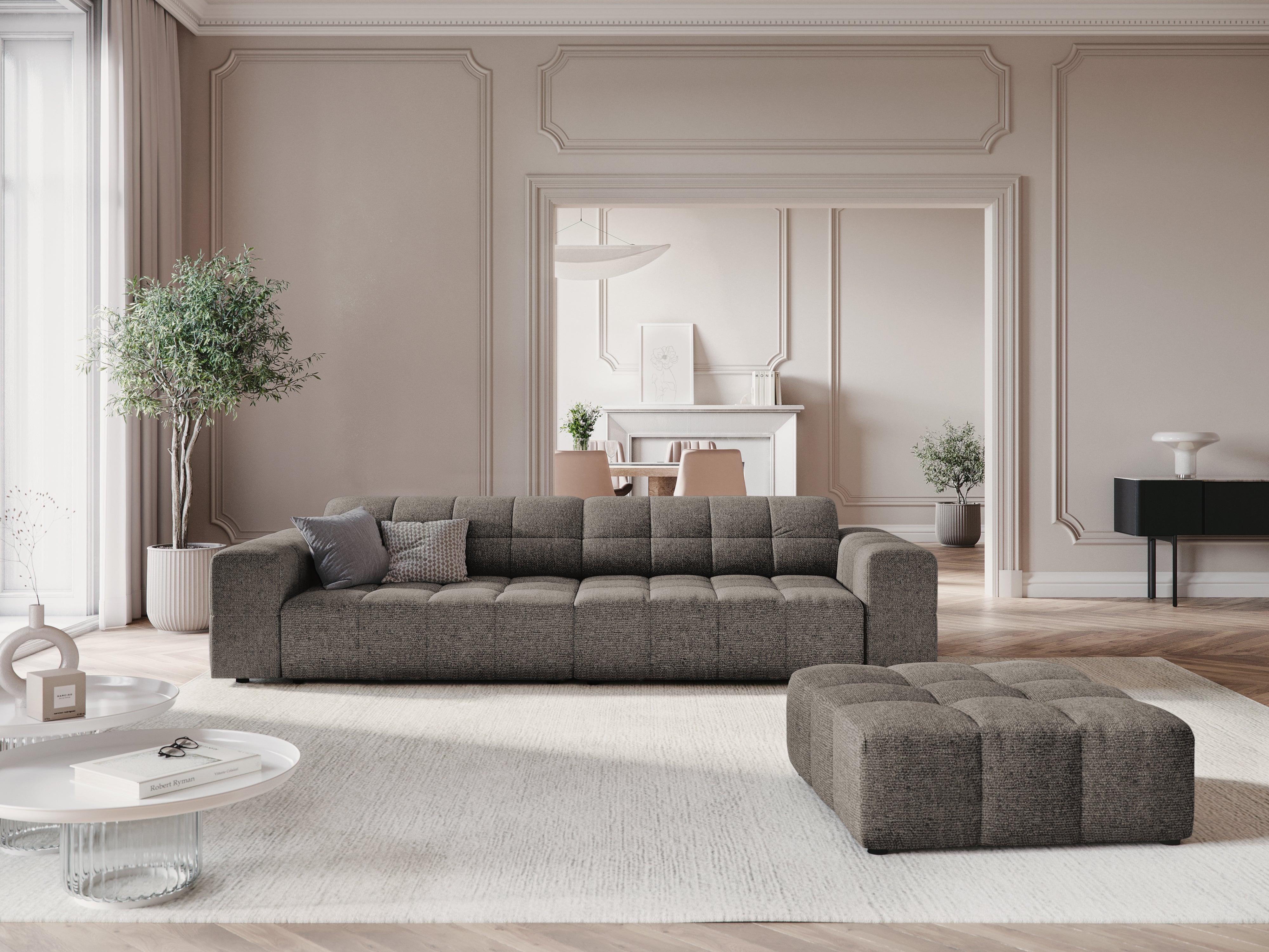 Sofa 4-osobowa CHICAGO szary szenil