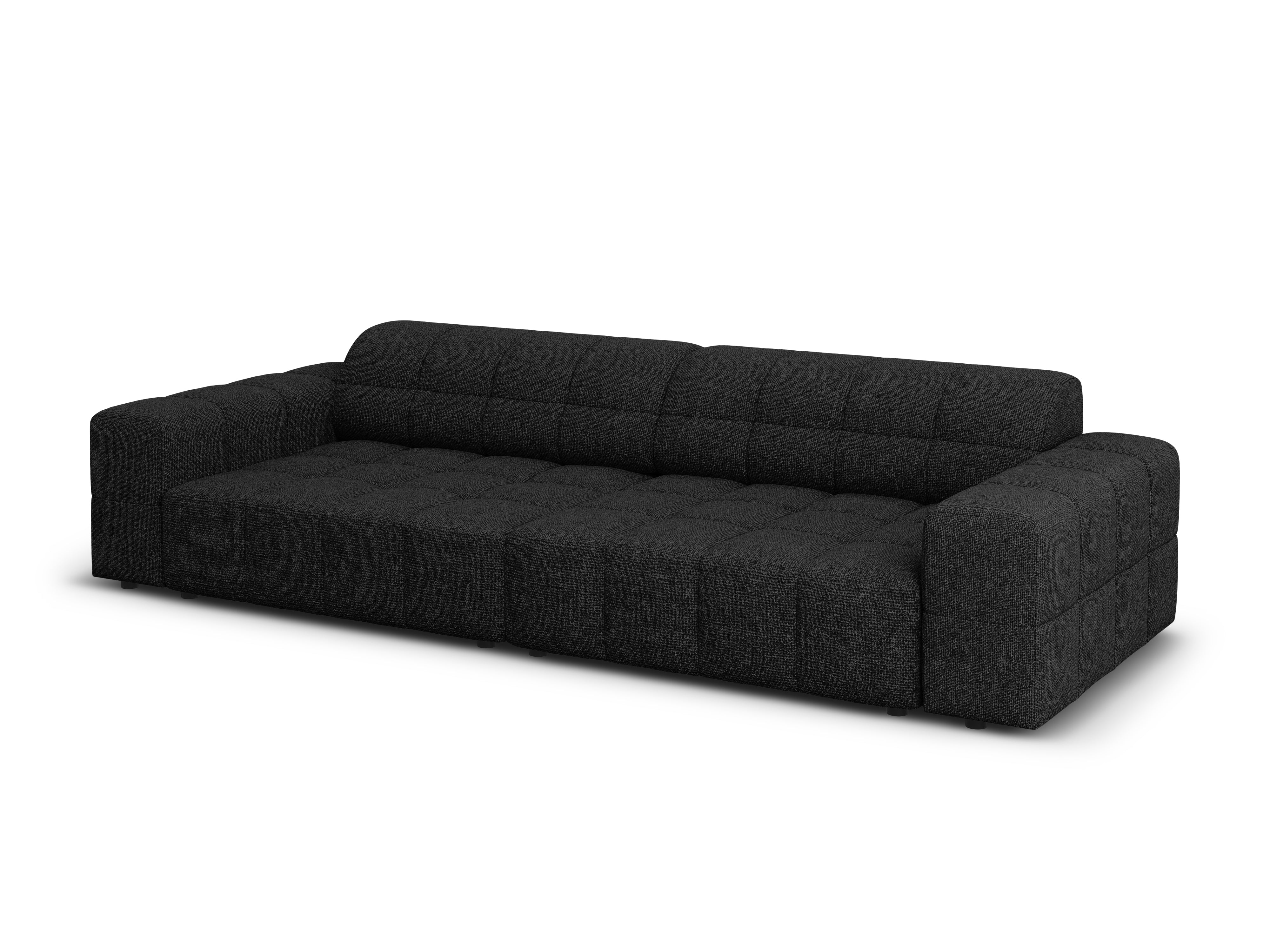 Sofa 4-osobowa CHICAGO czarny szenil