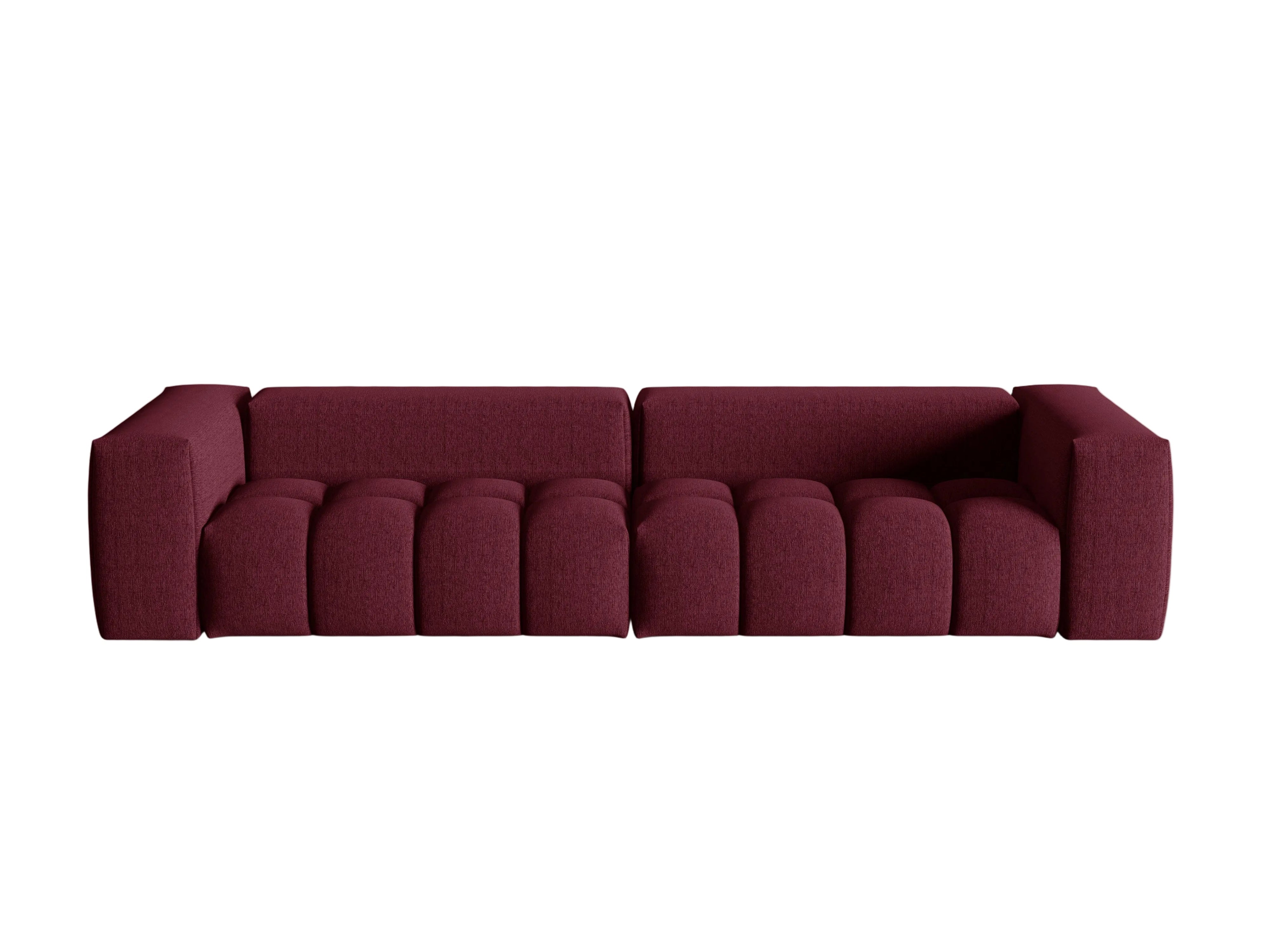 Sofa 5-osobowa VERONA burgundowy