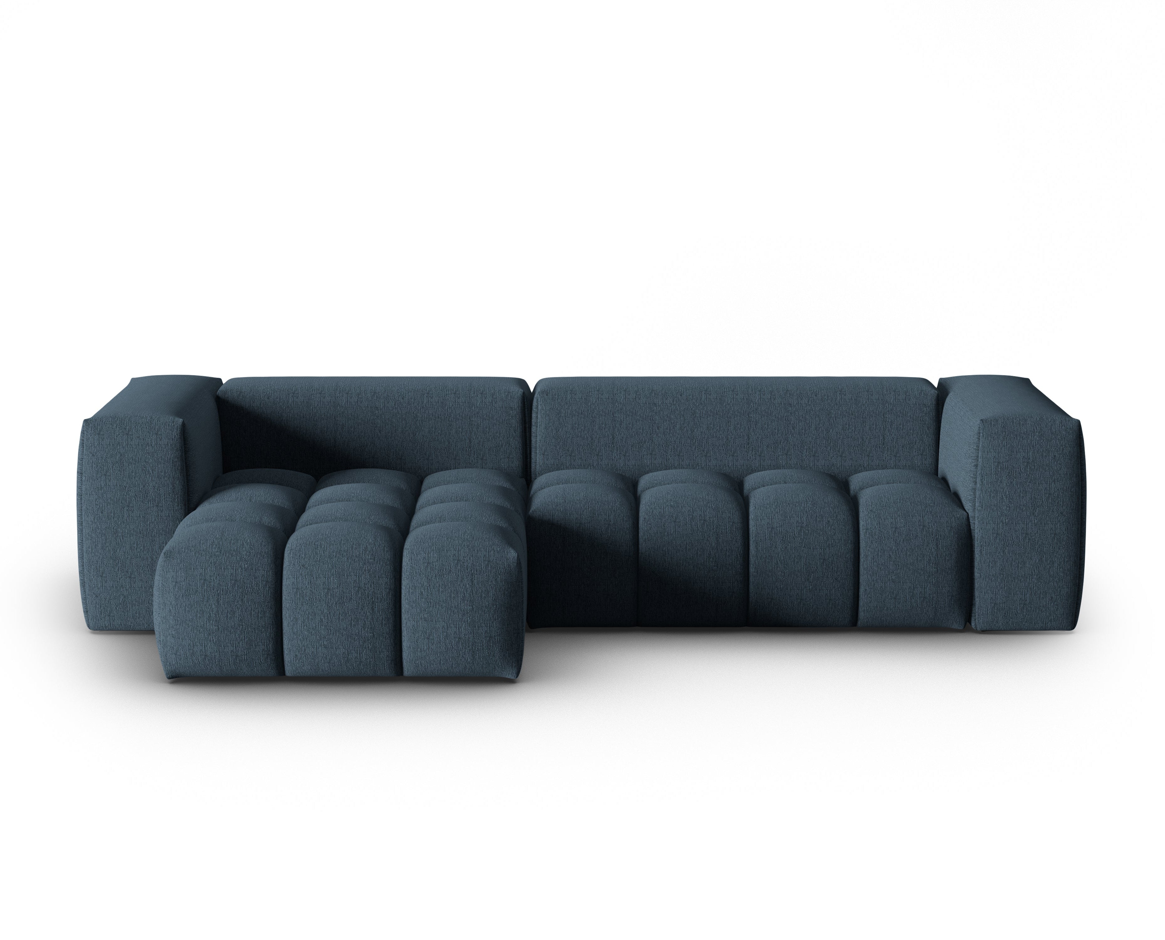 Narożnik 3-osobowy lewostronny VERONA ciemny niebieski – Cosmopolitan Design