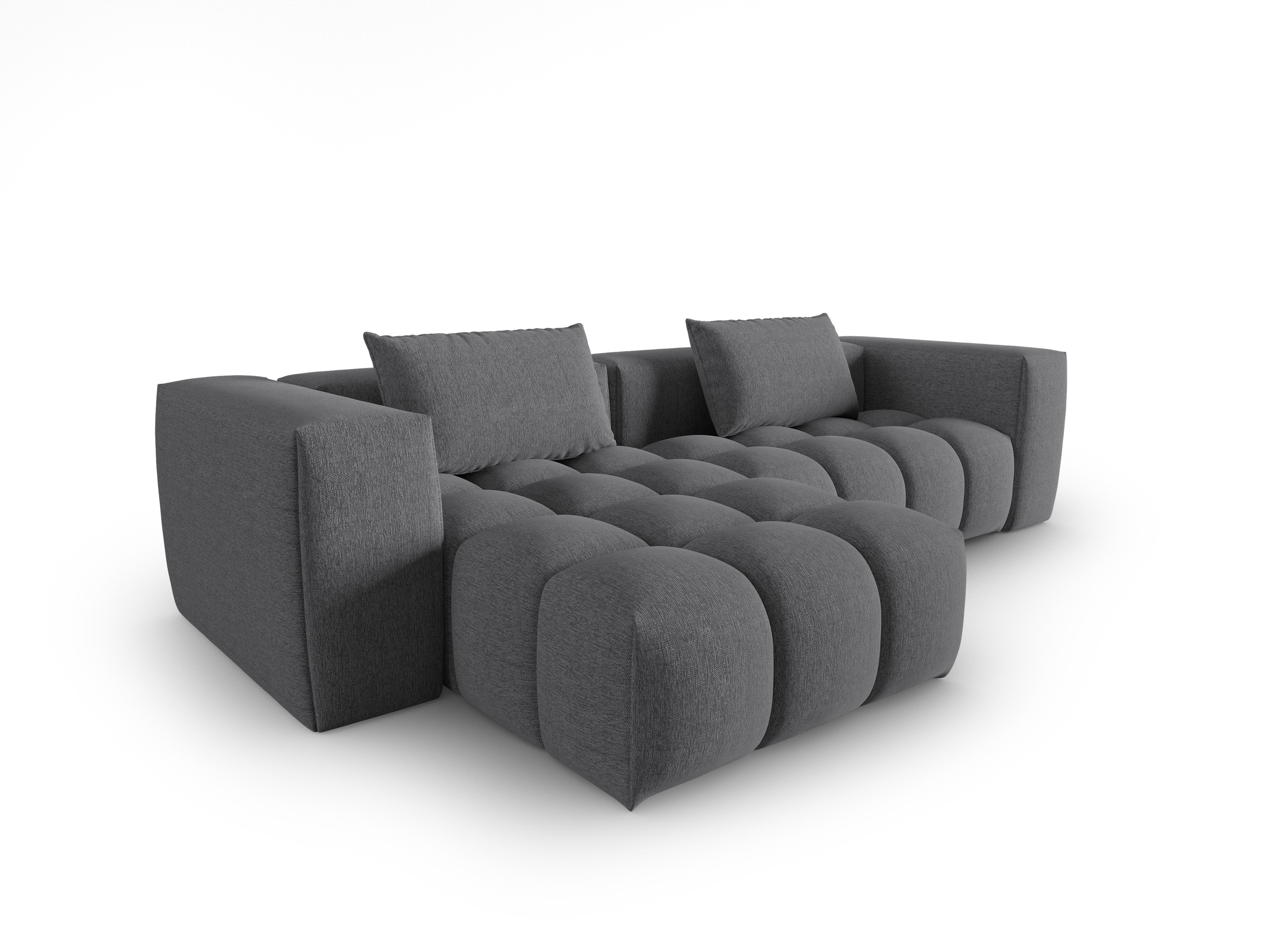 Narożnik 3-osobowy lewostronny VERONA szary – Cosmopolitan Design