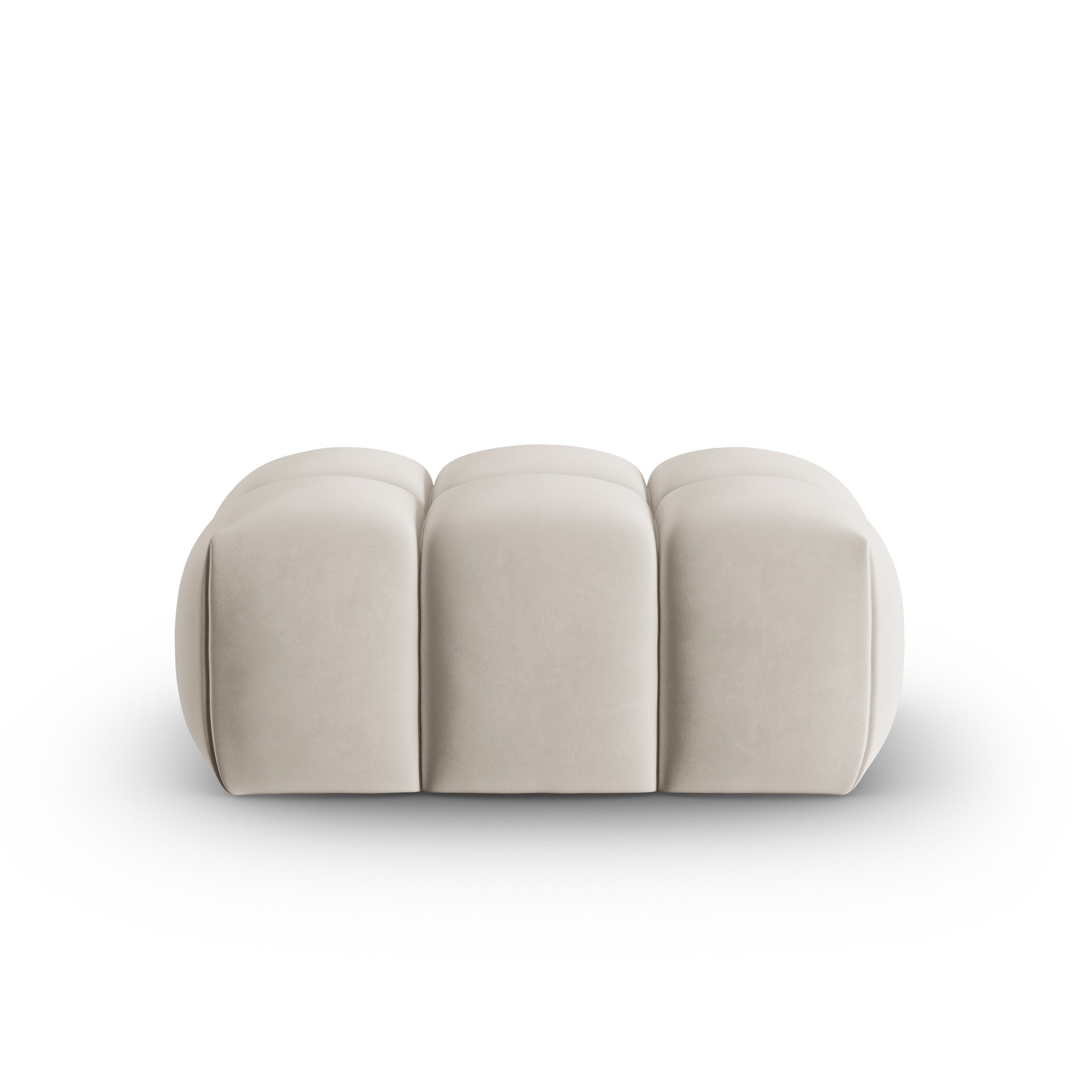 Puf aksamitny VERONA ecru – Cosmopolitan Design