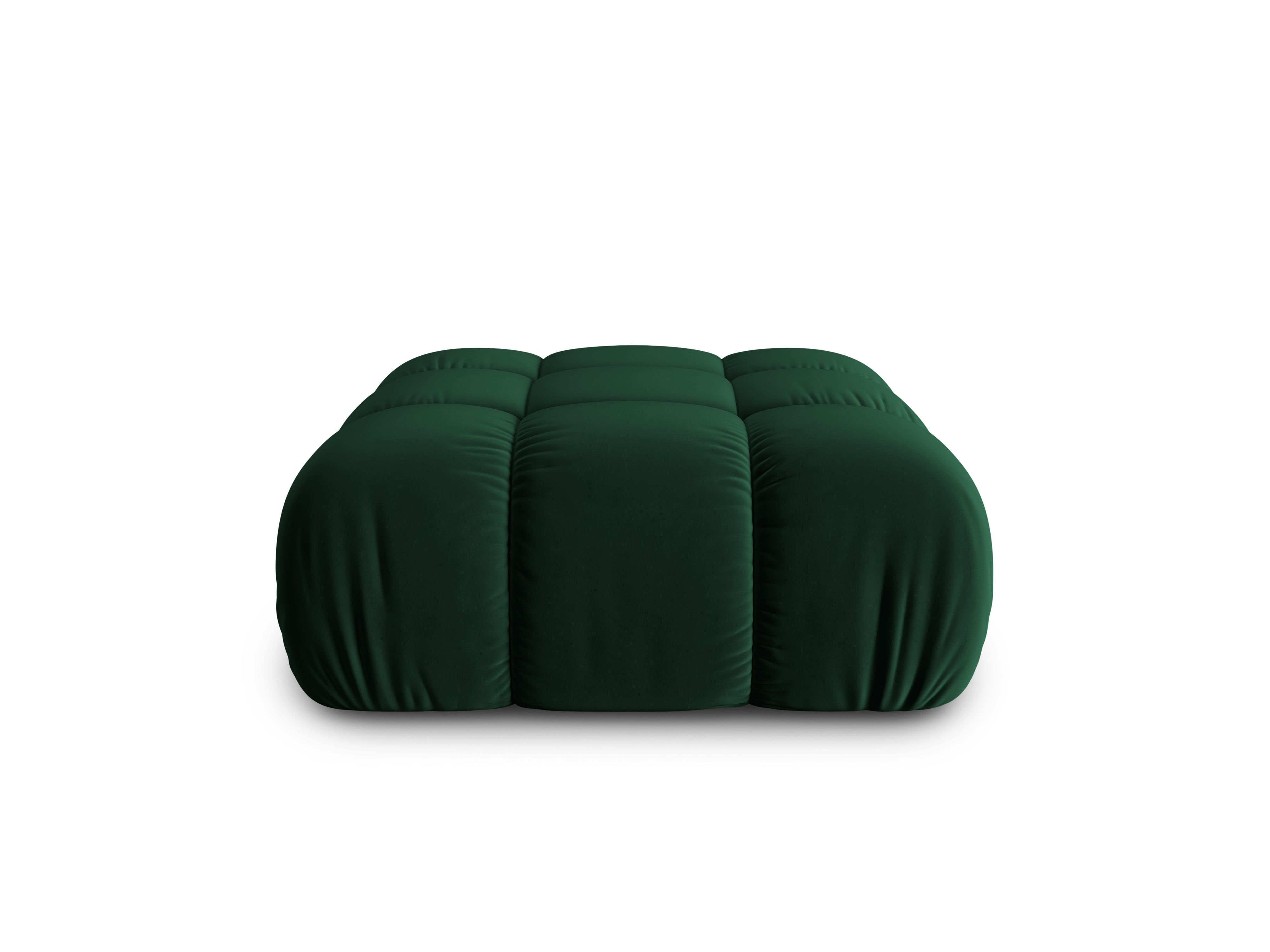 Samtpouf CORTINA flaschengrün