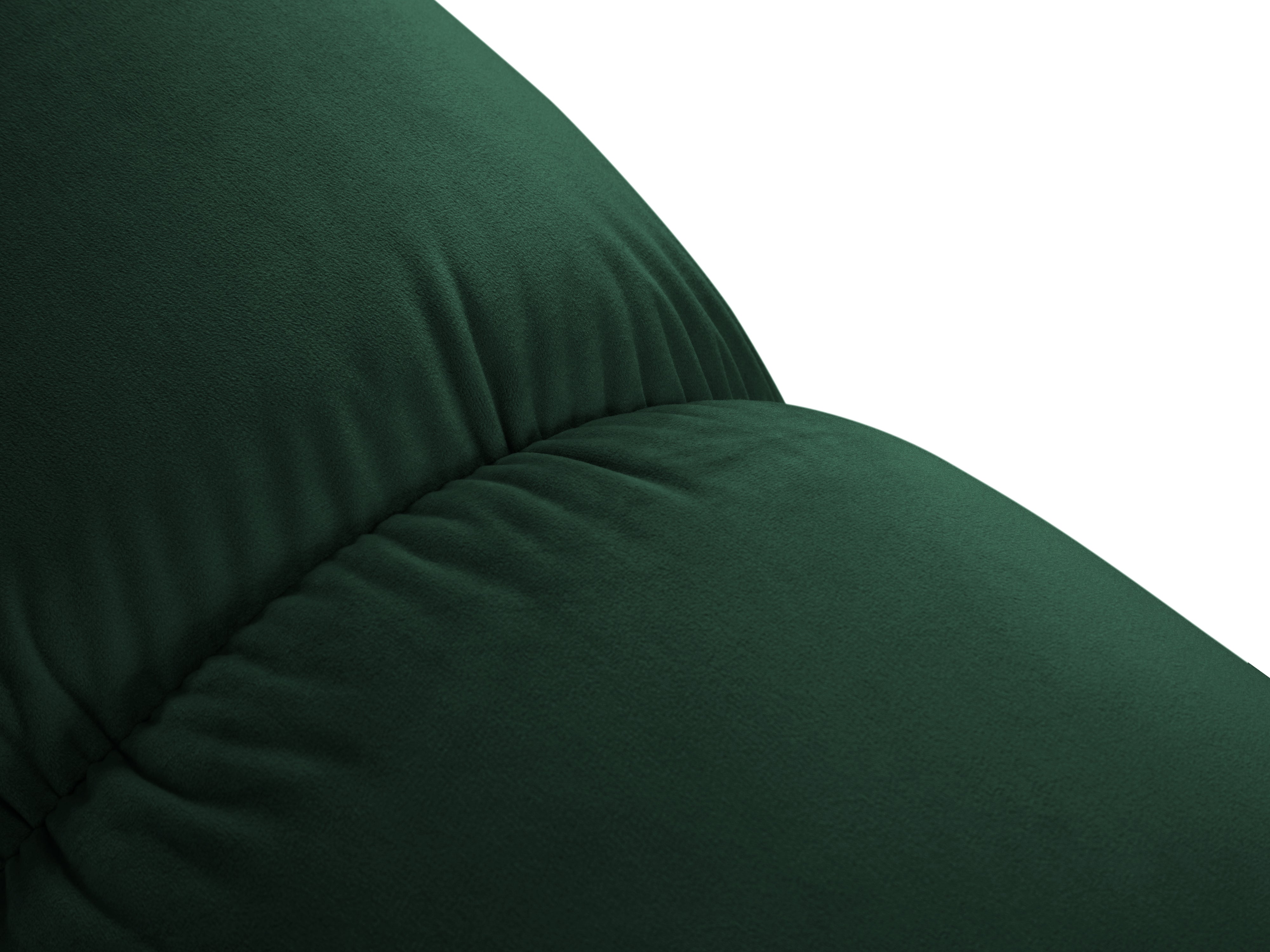 Samtpouf CORTINA flaschengrün