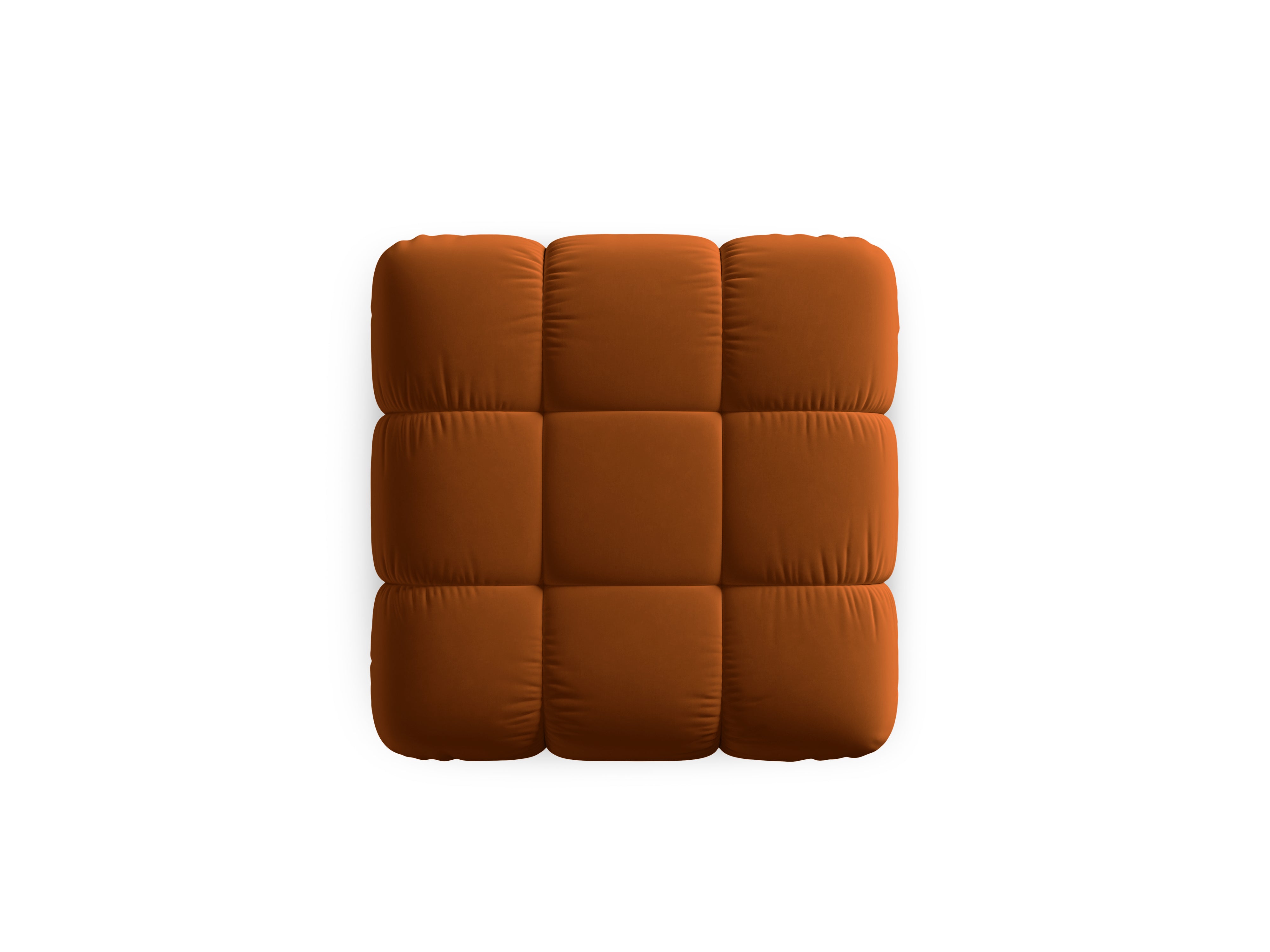CORTINA Brick Velvet Pouf