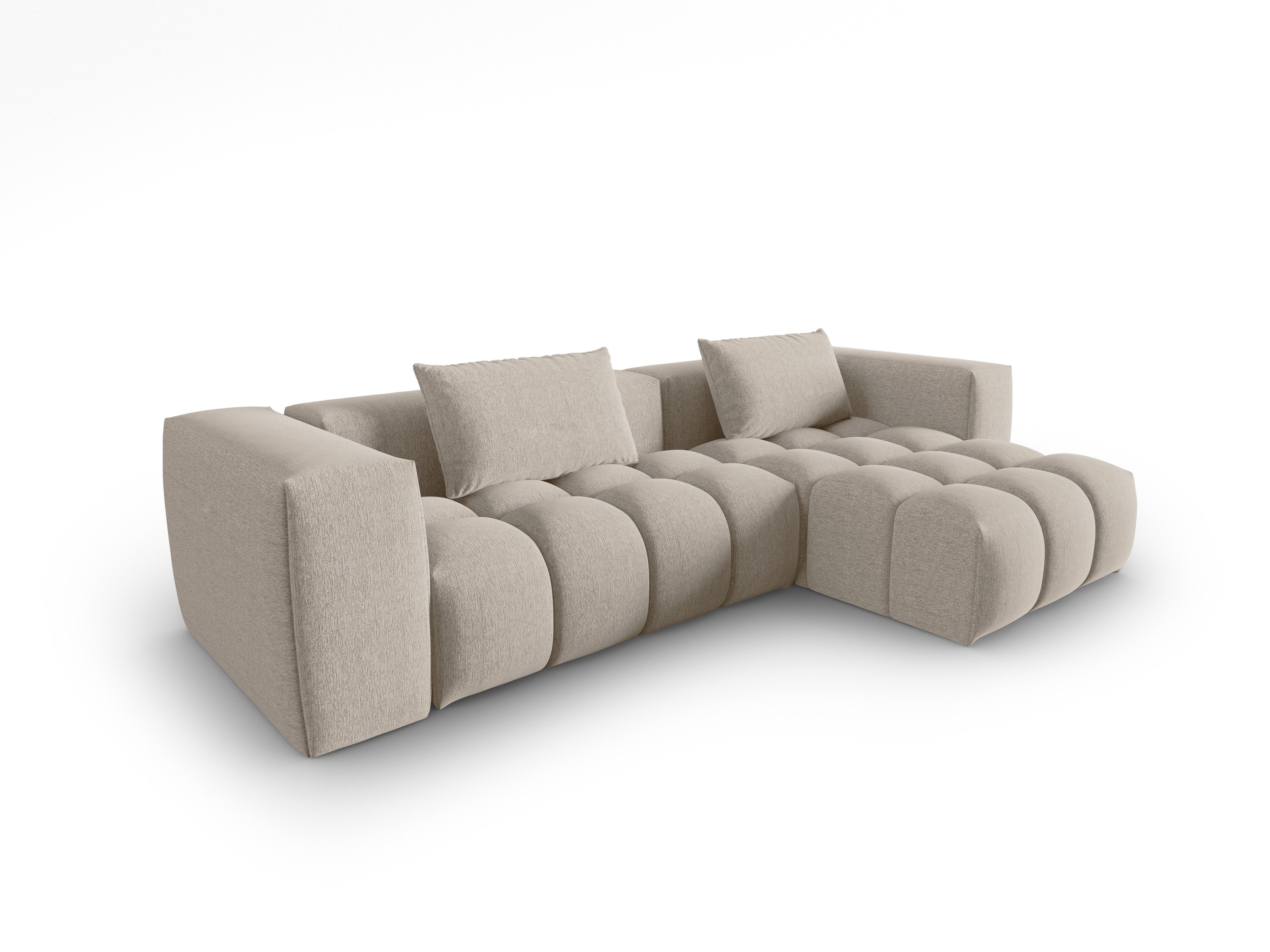 Narożnik 3-osobowy prawostronny VERONA piaskowy – Cosmopolitan Design